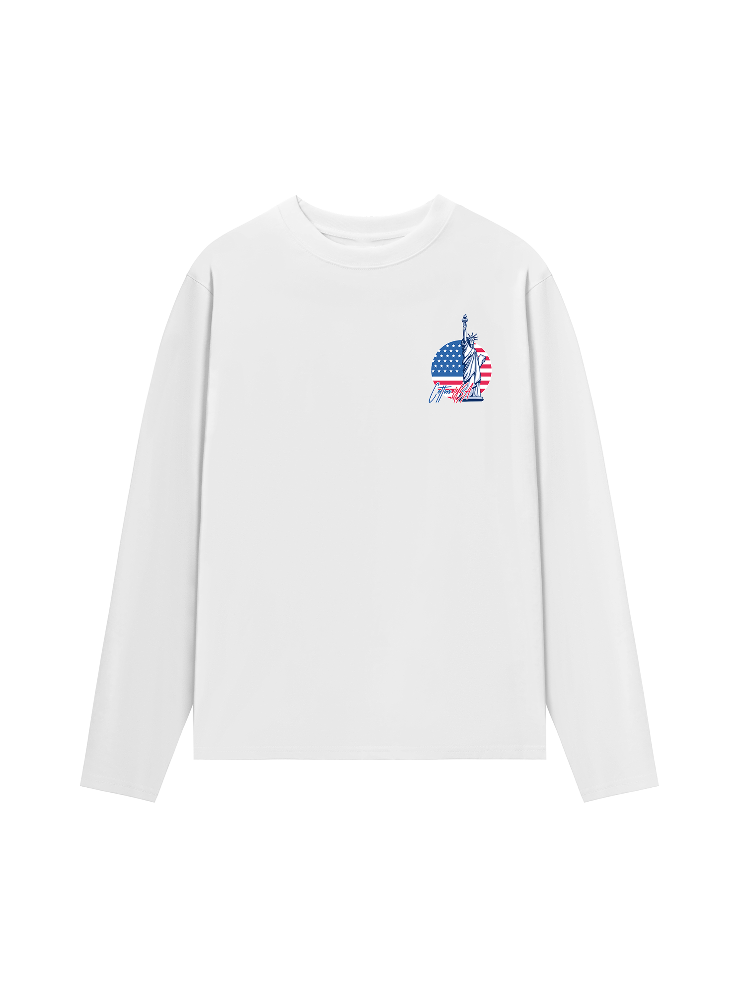 Áo Thun Dài Tay USA Statue Of Liberty