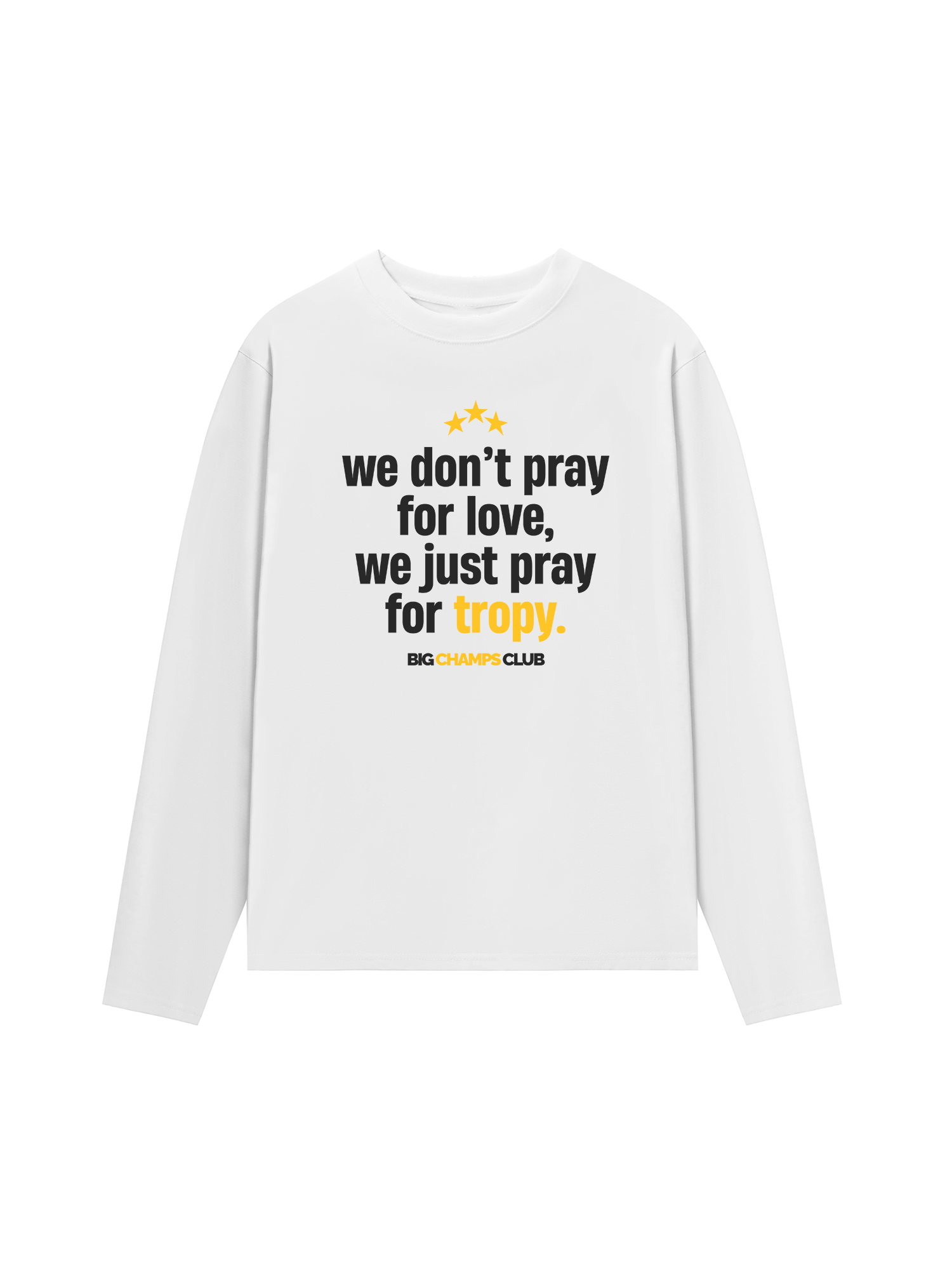 Áo Thun Dài Tay Champions Pray For Tropy