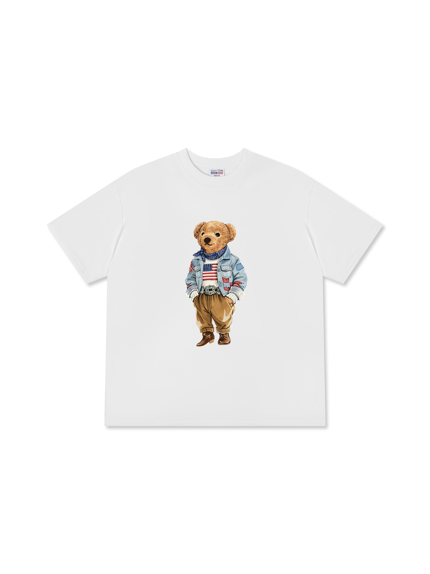 Áo Thun Relaxed Fit  Cowboy Bear