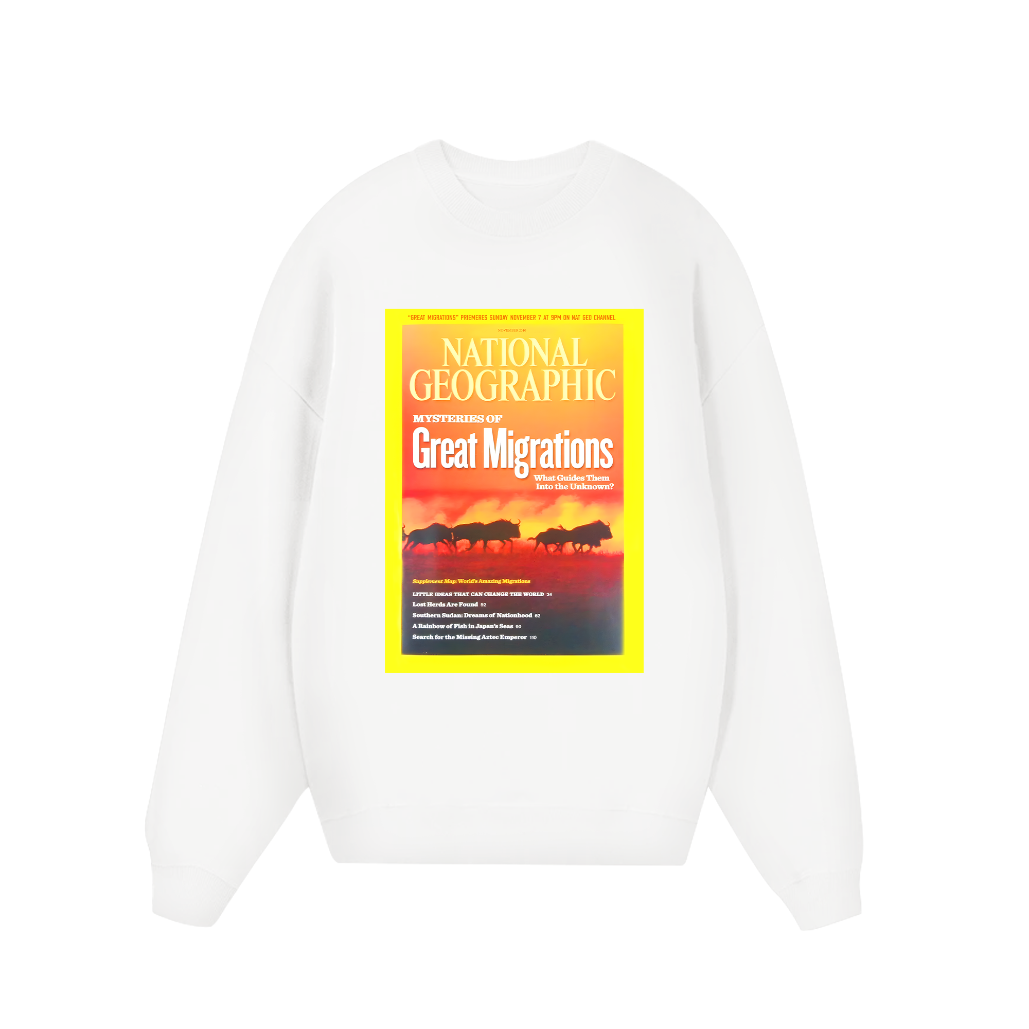 National Geographic Great Migrations Sweater