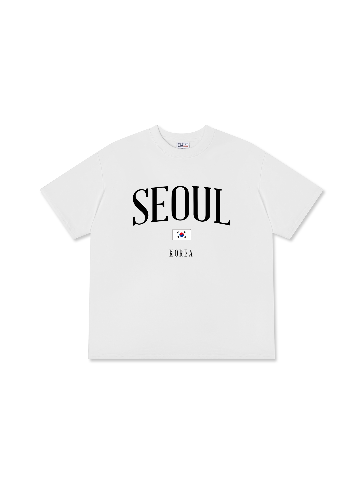 Áo Thun Relaxed Fit Seoul Korea Classic