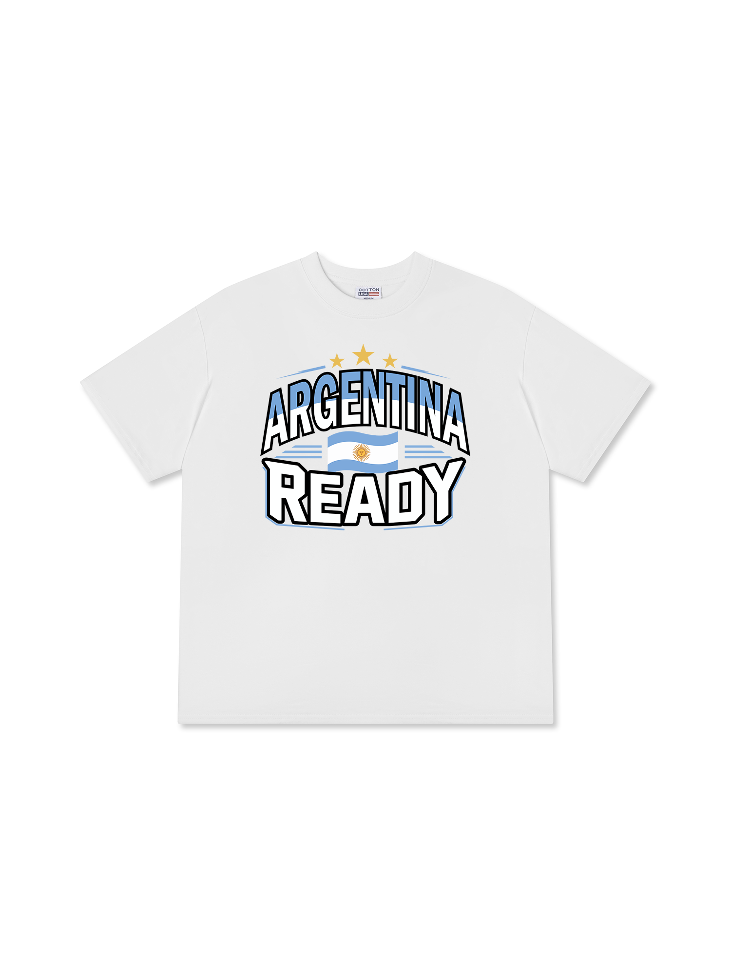 Áo Thun Relaxed Fit Soccer World Cup Argentina Ready
