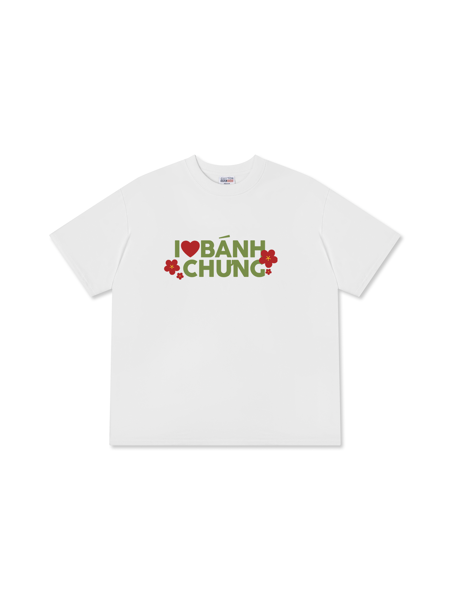 Áo Thun Relaxed Fit I Love Bánh Chưng