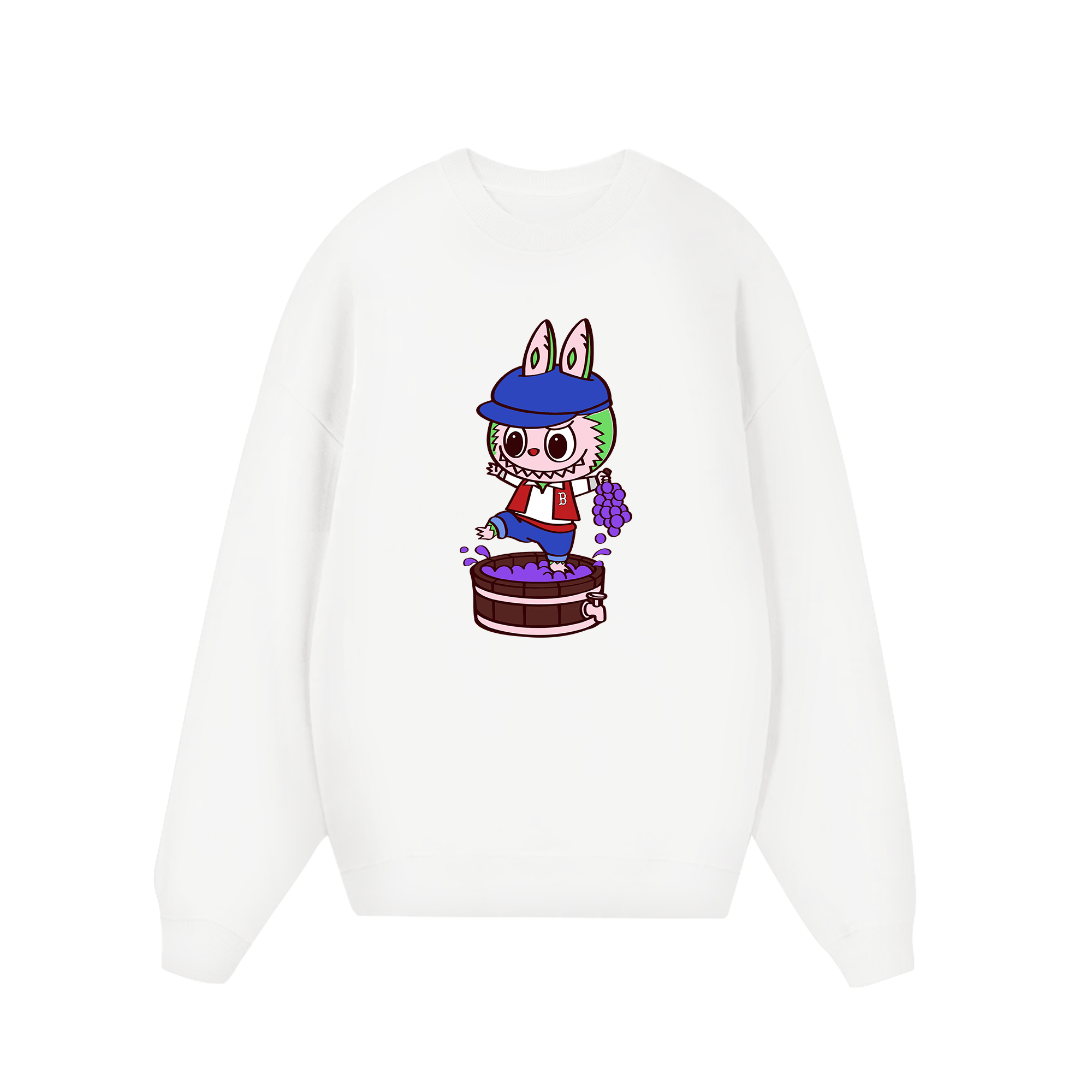 MLB Labubu Grape Boy Boston Sweater