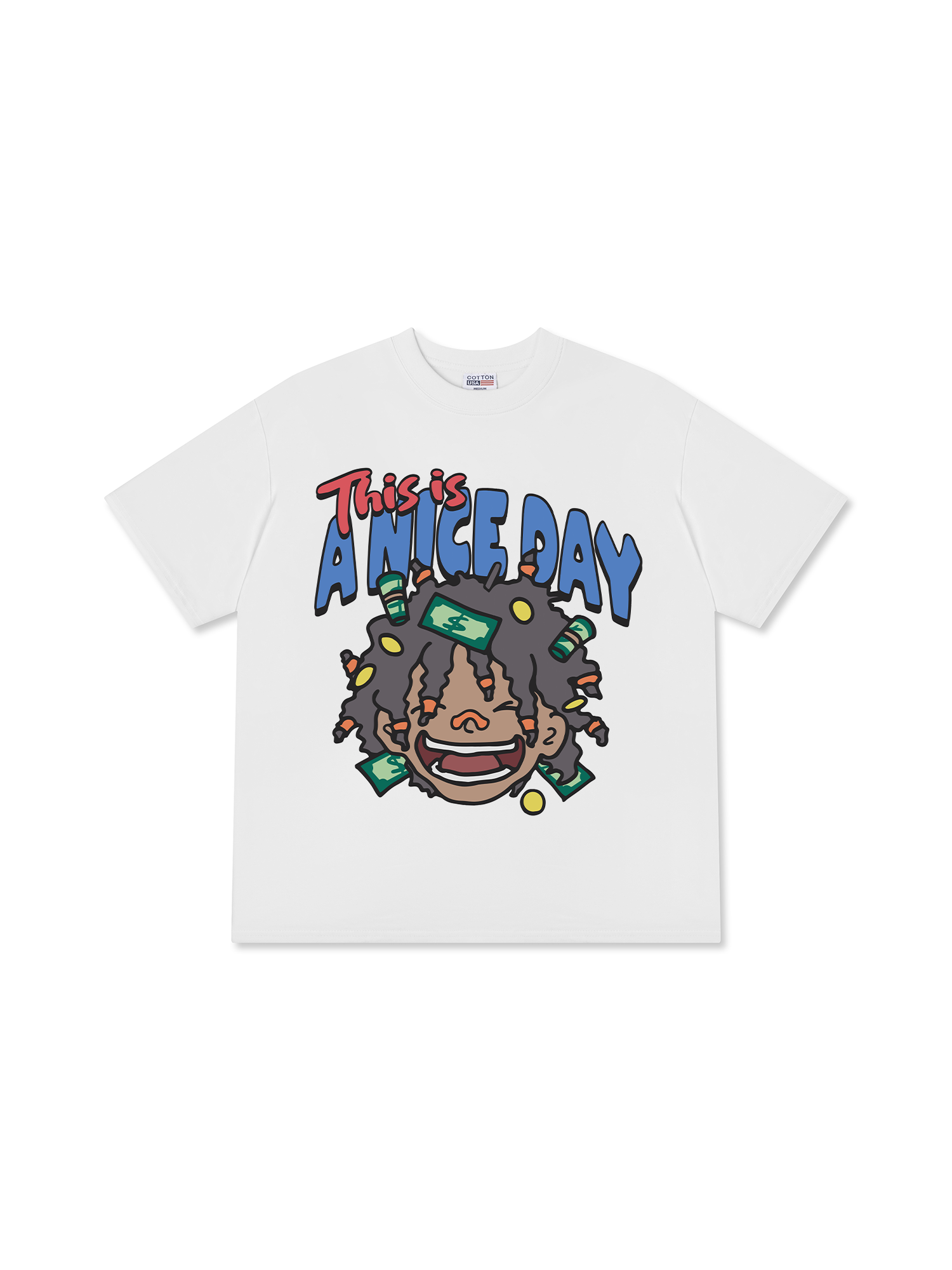 Áo Thun Relaxed Fit Money This Is A Nice Day