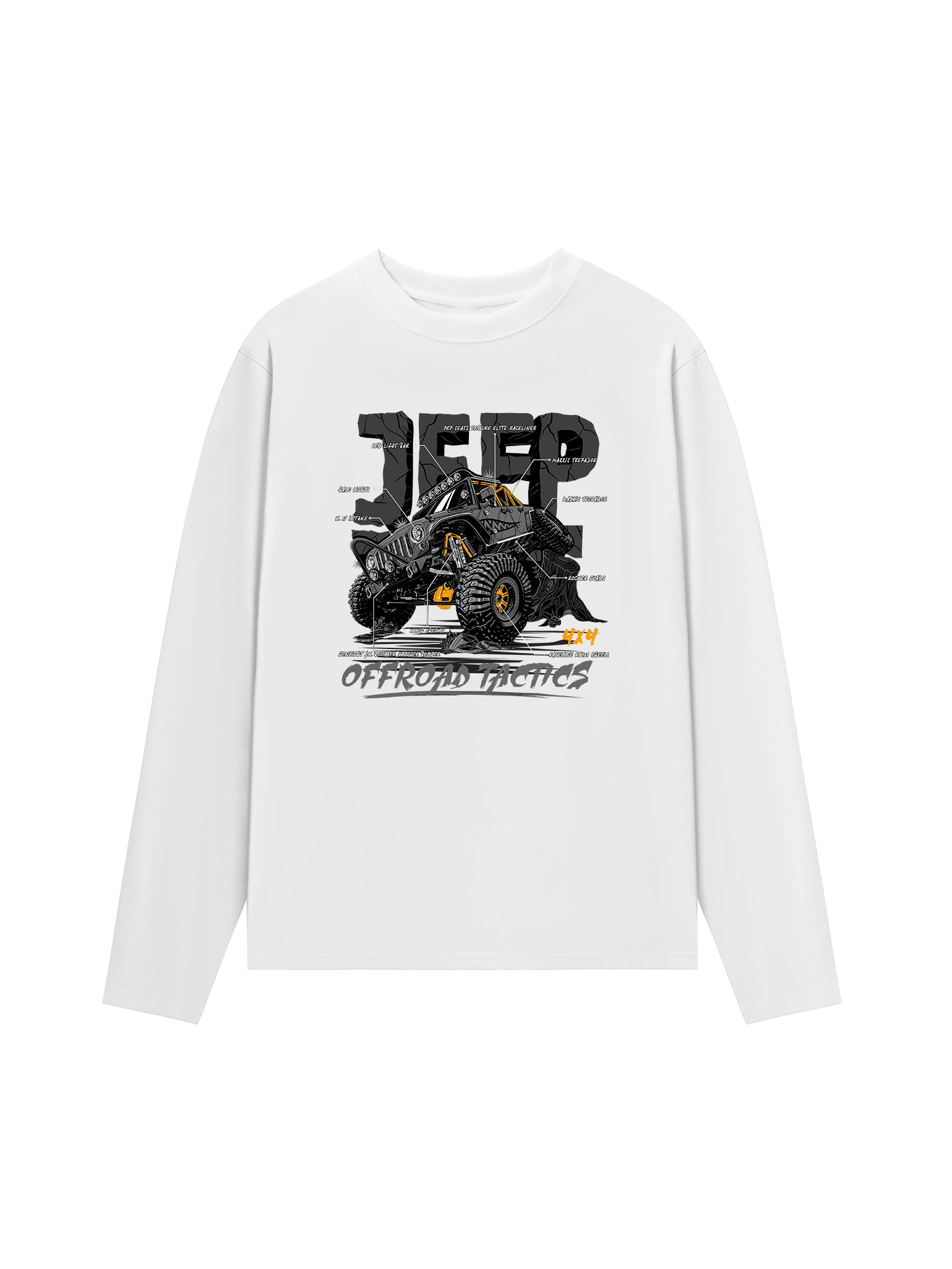 Áo Thun Dài Tay JEEP  OFFROAD TACTICS