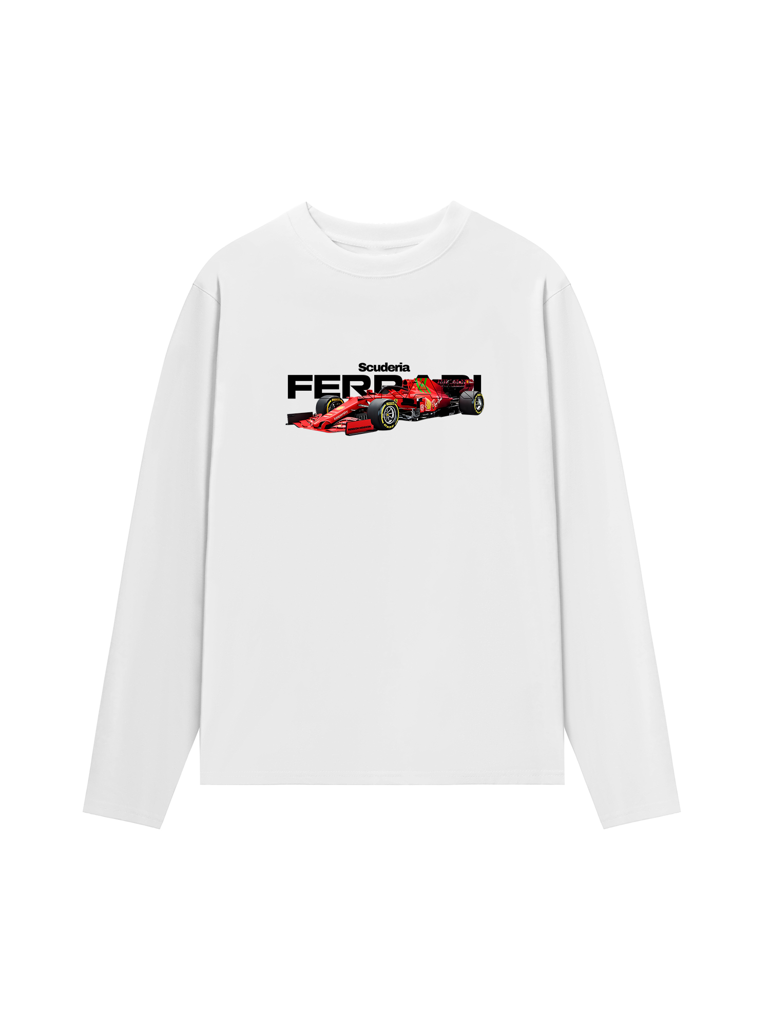 Áo Thun Dài Tay Ferrari The Pracing Horse