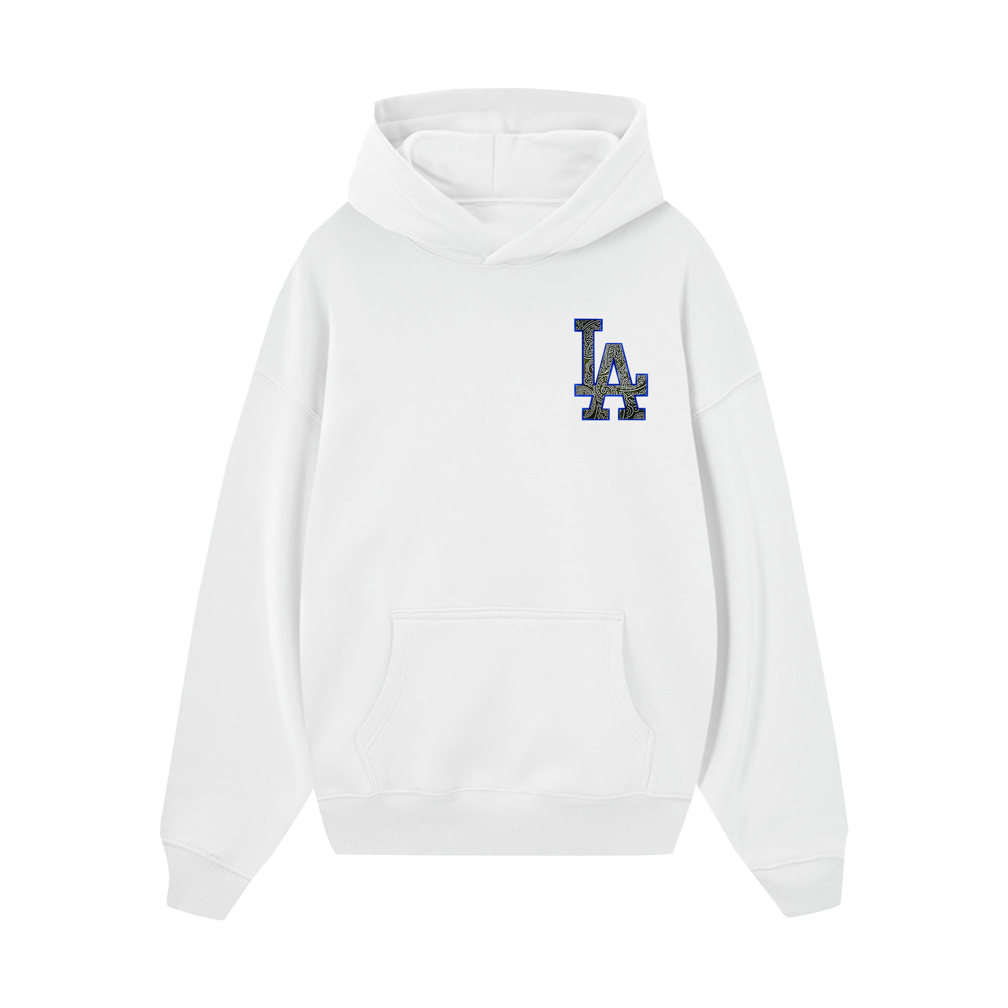 MLB Floral Blue Black Hoodie