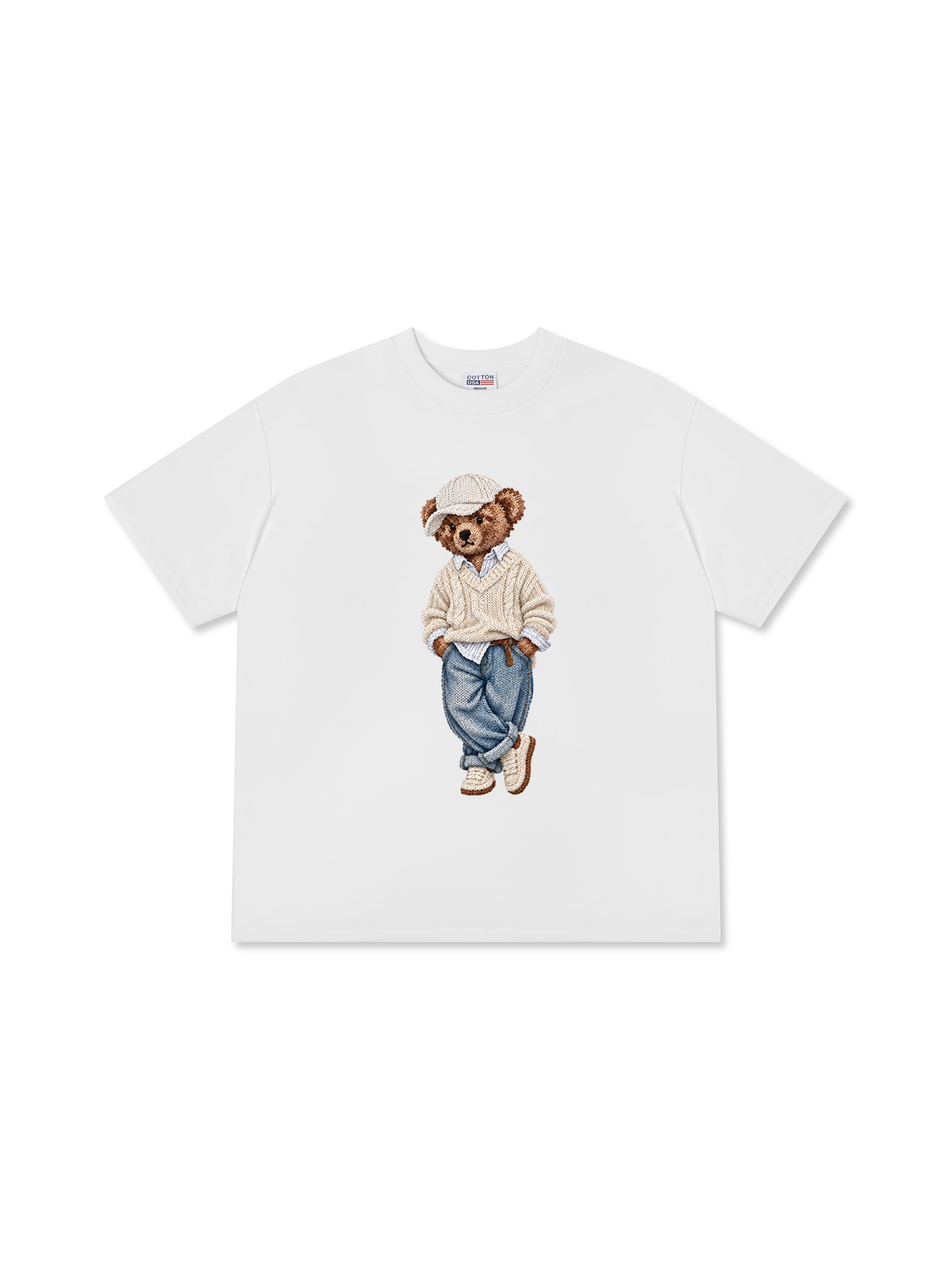 Áo Thun Relaxed Fit  Bear Daily Outfit