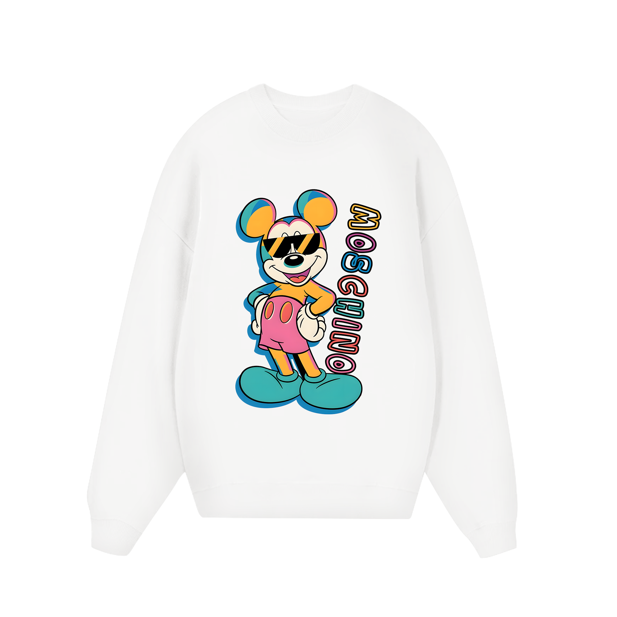 Moschino Colorful Mickey Sweater