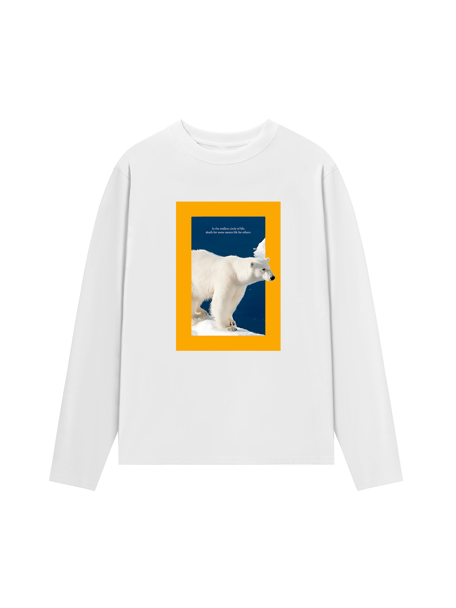 Áo Thun Dài Tay Wild Life Polar On Giant Ice