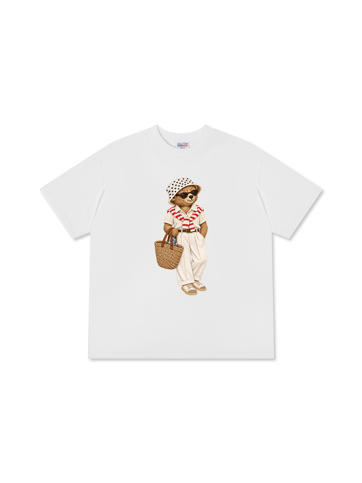 Áo Thun Relaxed Fit Bear Autumn Vibes