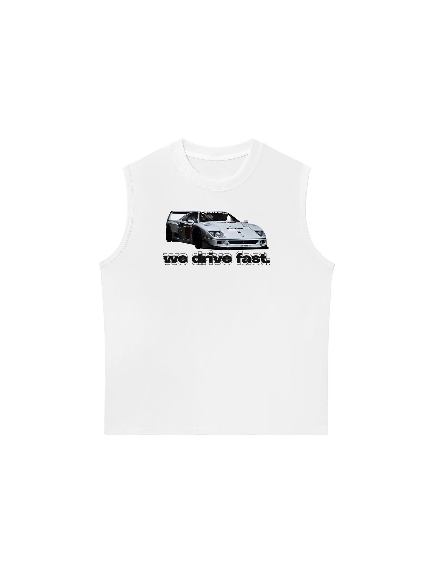 Áo Ba Lỗ Relaxed Fit Ferrari We Drive Fast