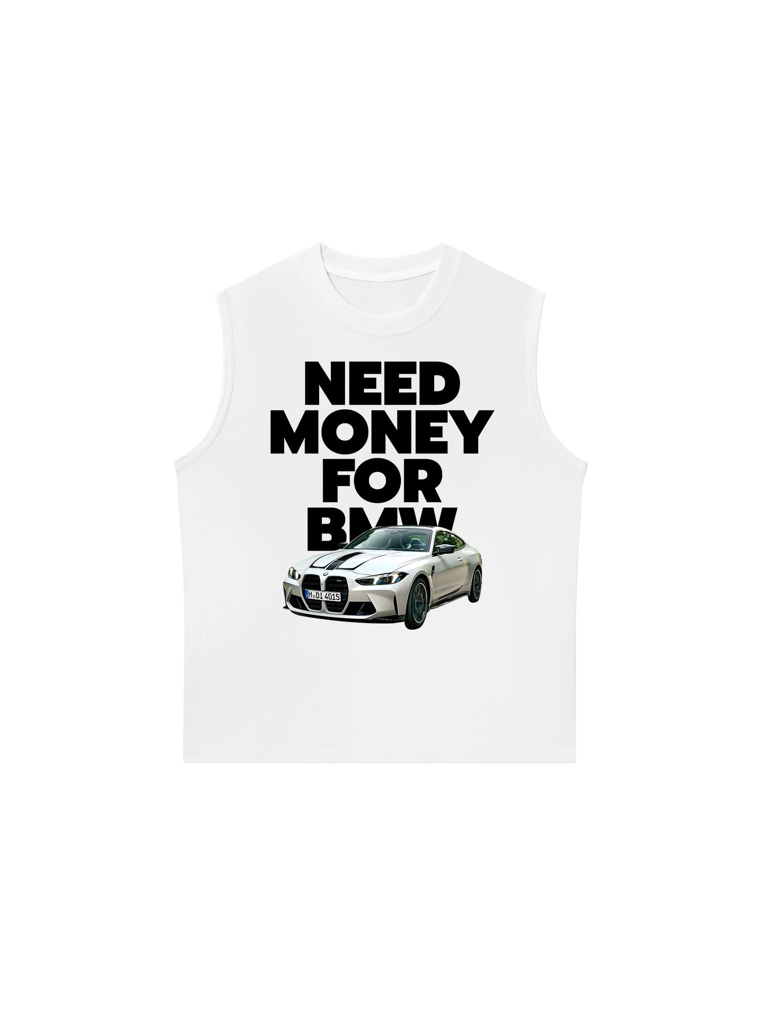 Áo Ba Lỗ Relaxed Fit BMW Need Money For