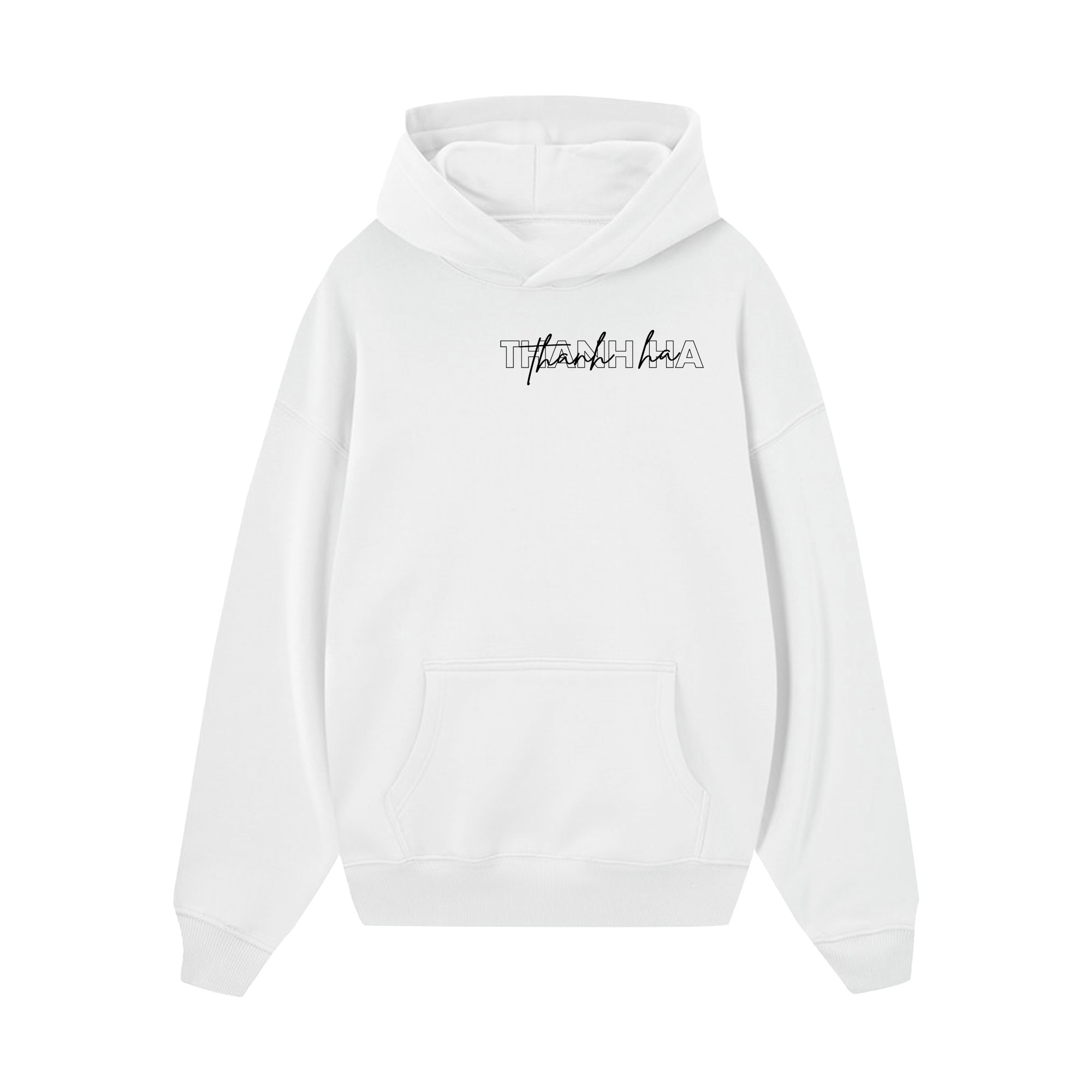 Custom Couple Heart Number Hoodie