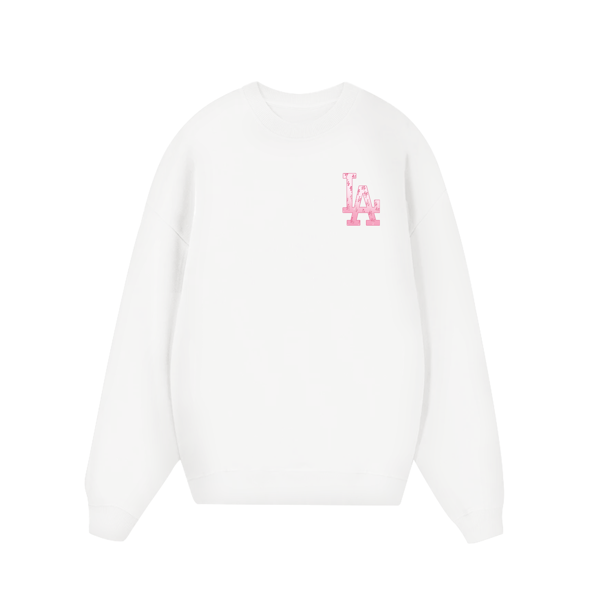 MLB Los Angeles Dodgers Omber Pink Sweater