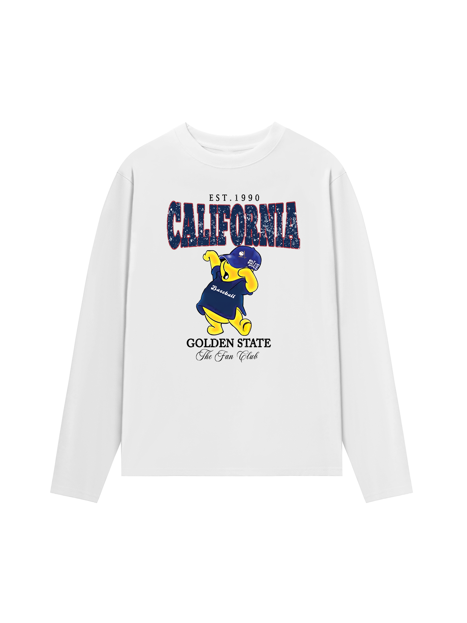 Áo Thun Dài Tay Baseball Cute Pooh