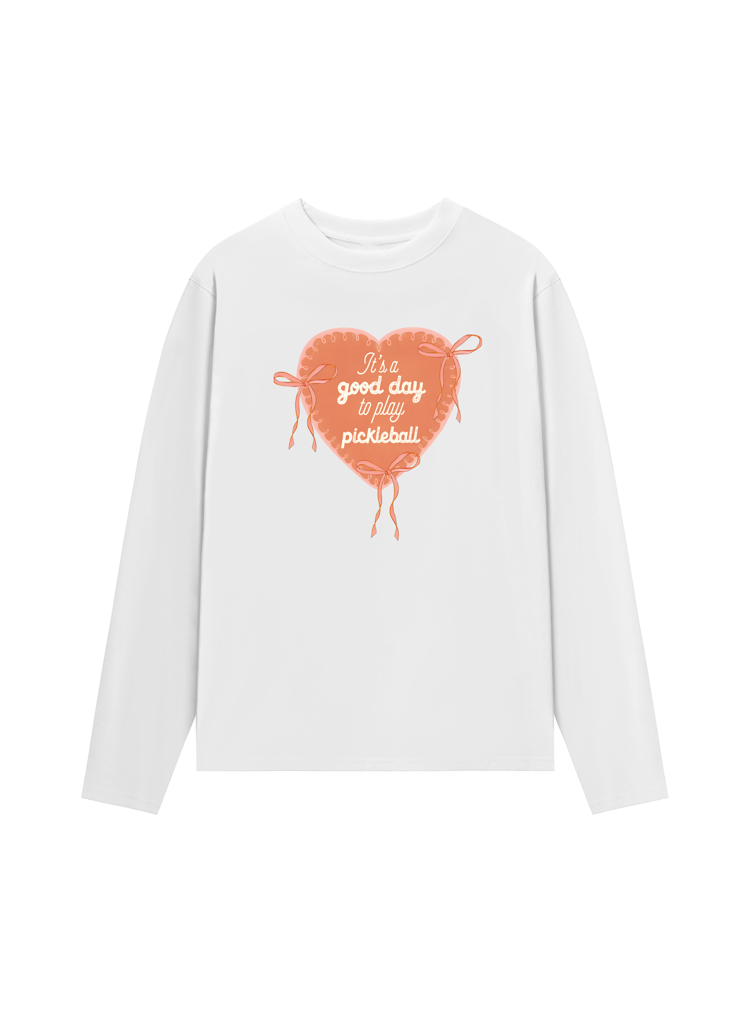 Áo Thun Dài Tay Pickleball Good Day To Play Pickleball