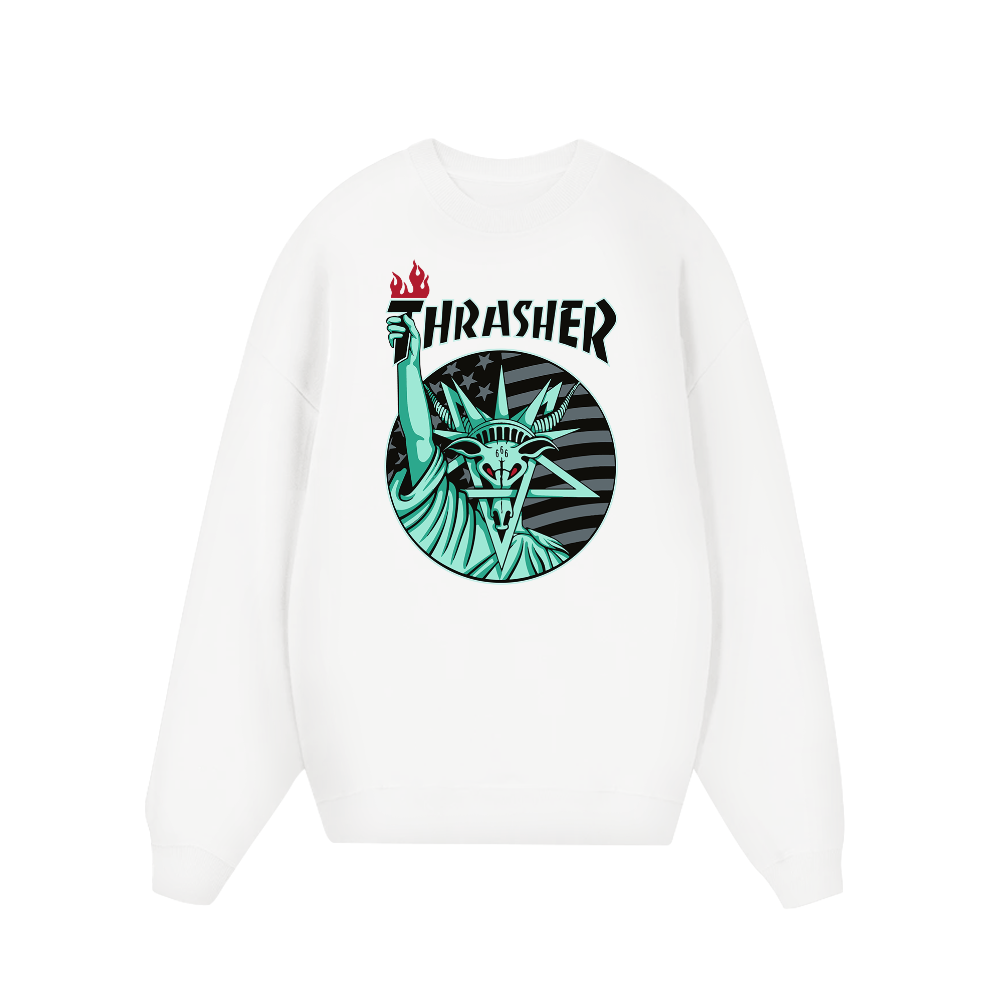 Thrasher Statue Of Liberty Sweater