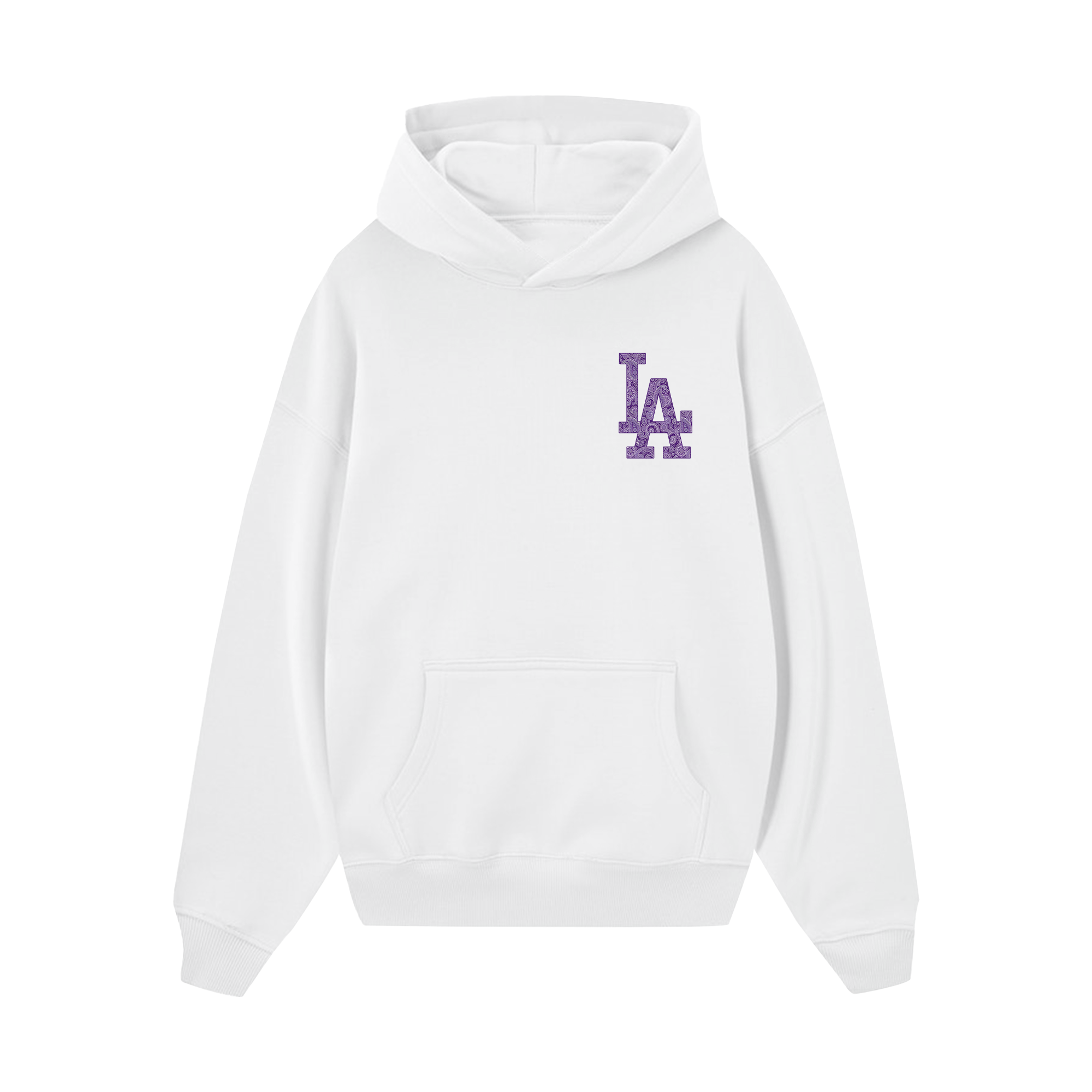 MLB Floral Purple Bandana Hoodie