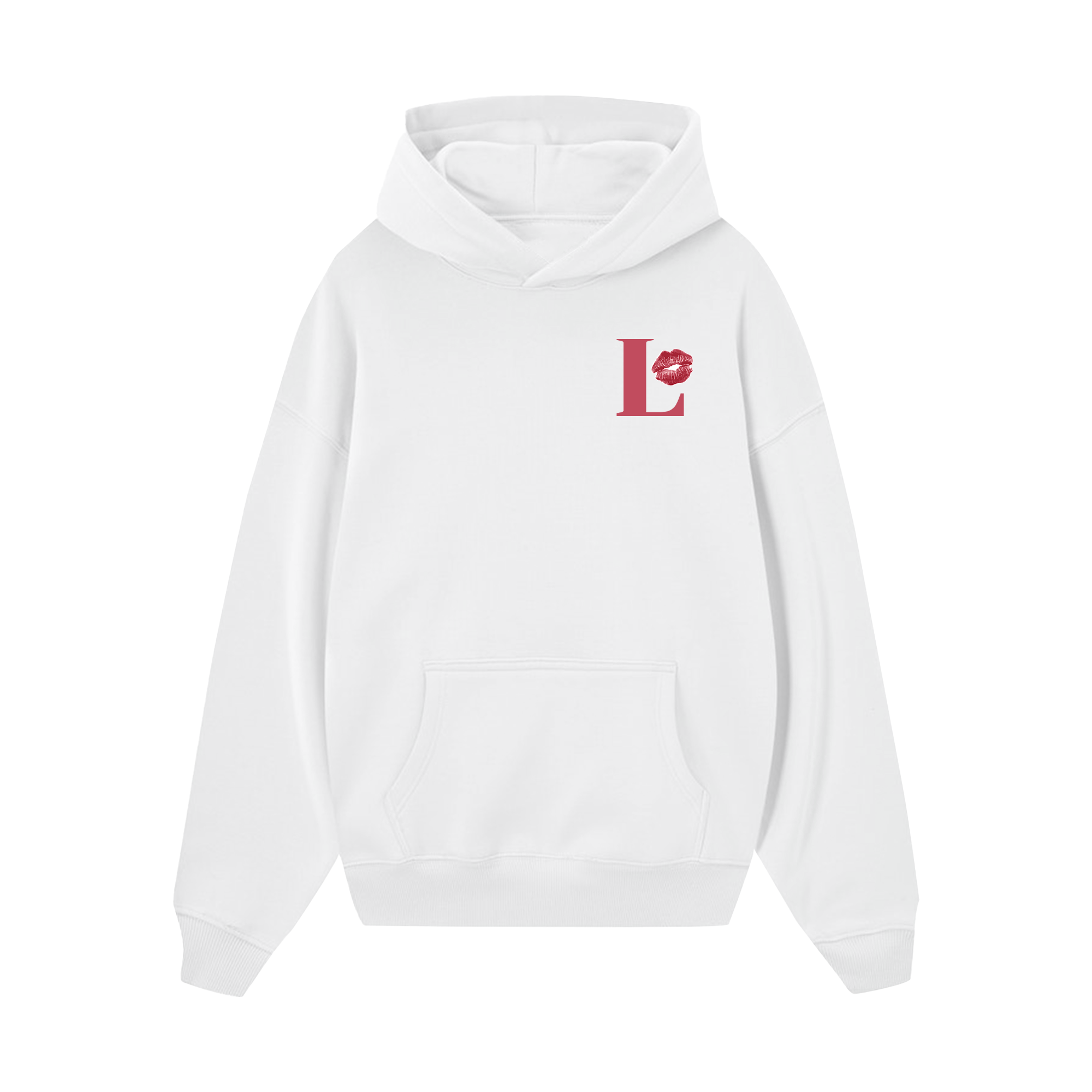 Custom Couple Lips Hoodie