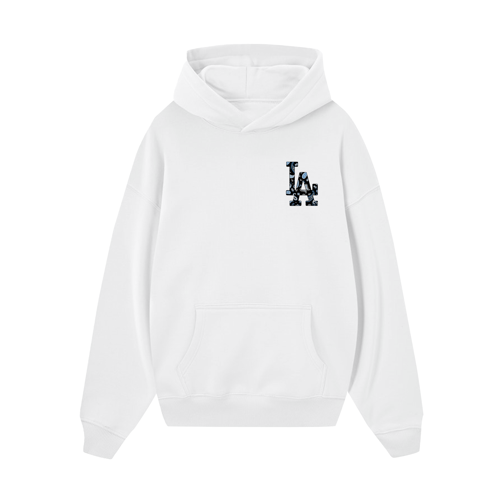 MLB Floral Blue Bandana Hoodie