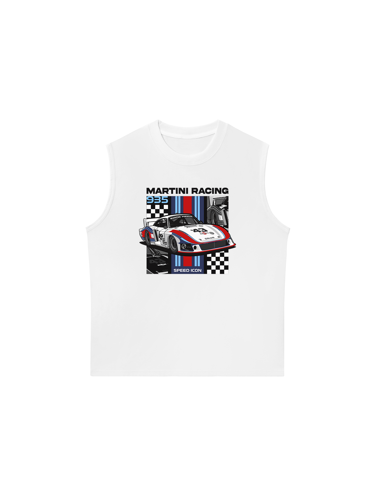 Áo Ba Lỗ Relaxed Fit Porsche 935 Martini Racing