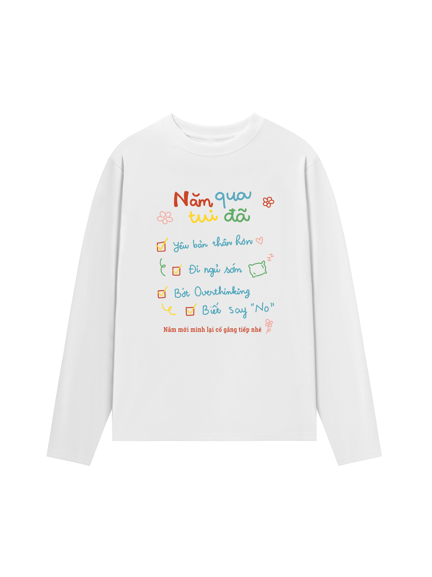 Áo Thun Dài Tay Năm Qua Tui Đã