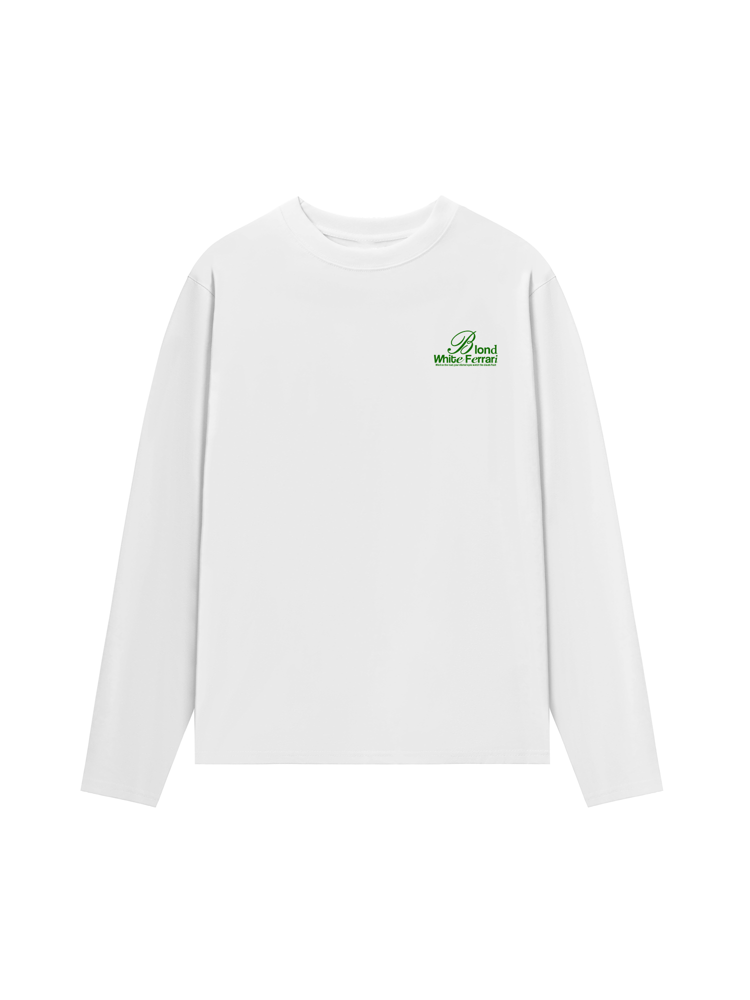 Áo Thun Dài Tay Ferrari Blond White