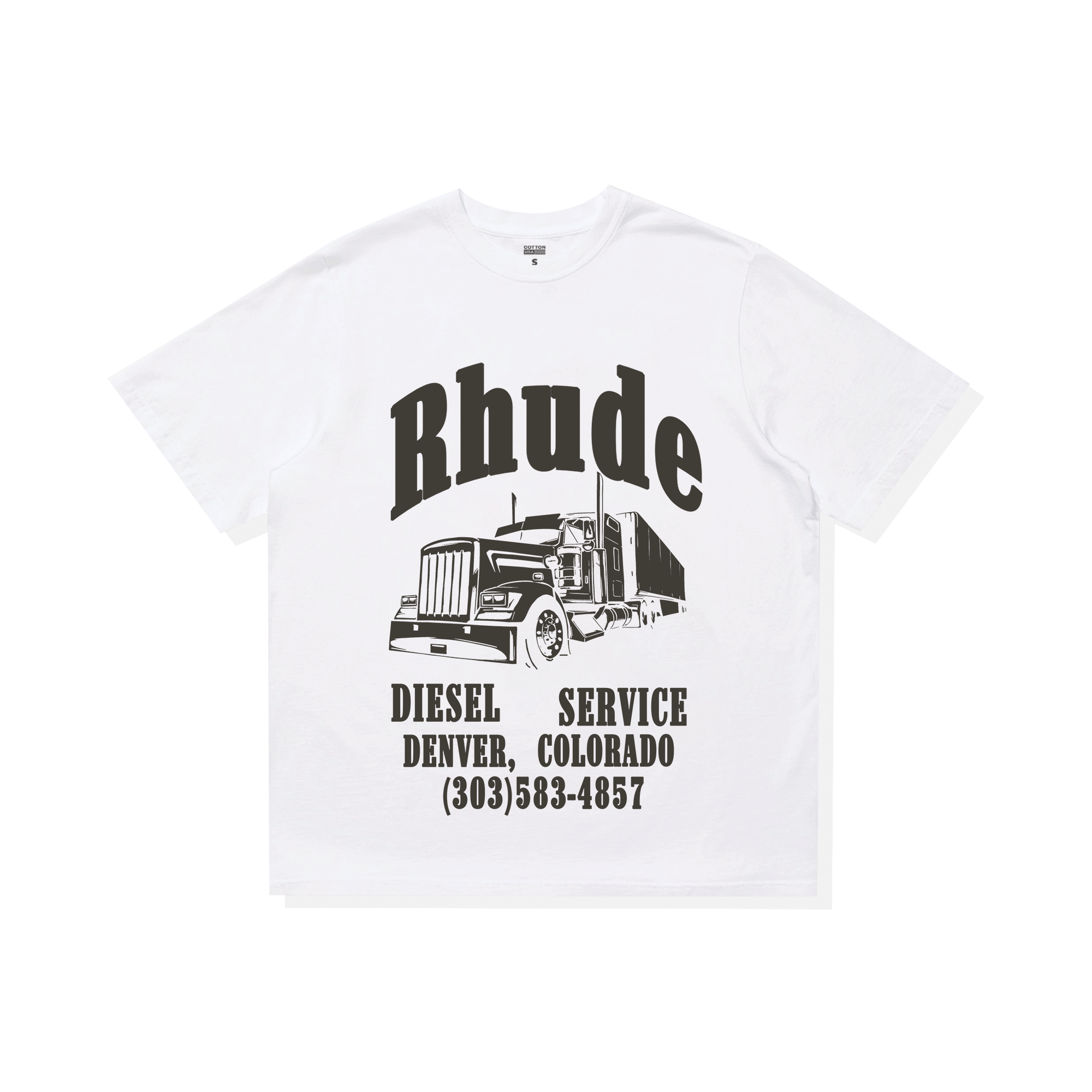 Áo Thun Oversize RHUDE Truck Logo