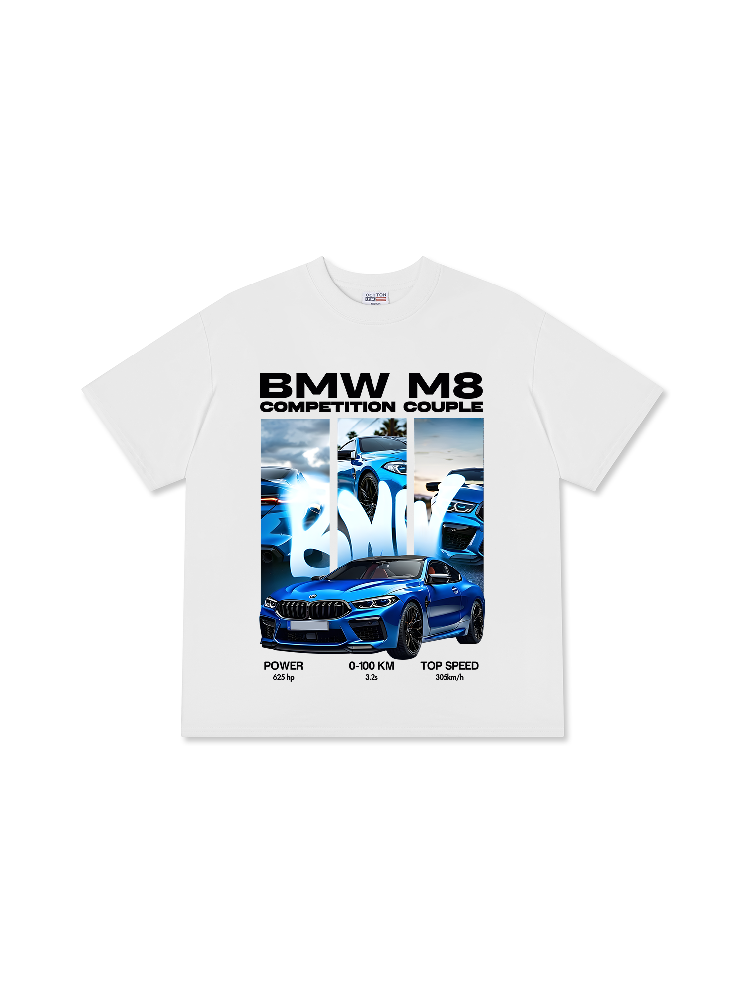 Áo Thun Relaxed Fit BMW M8 Competition Couple