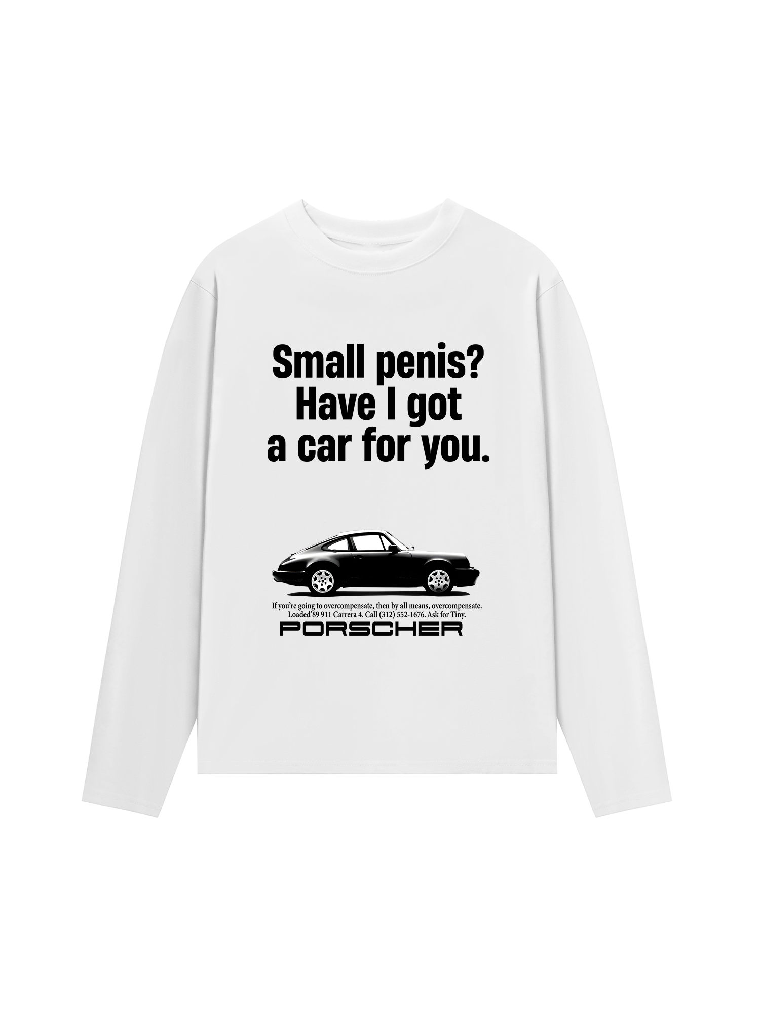 Áo Thun Dài Tay Porsche Small Penis