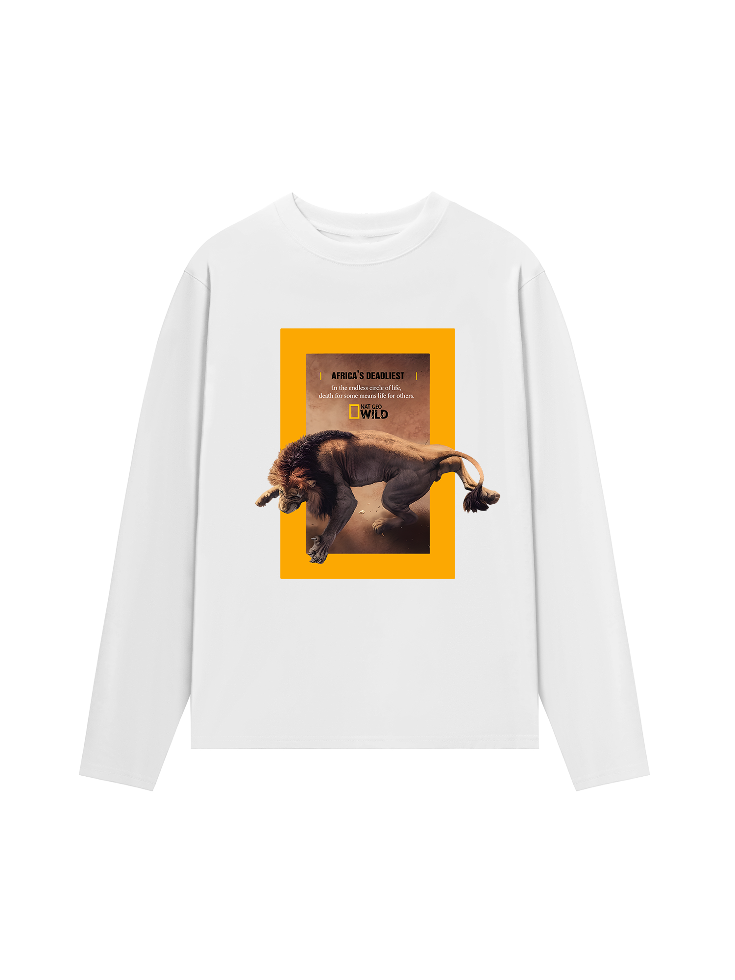 Áo Thun Dài Tay Wild Life Africa's Deadliest