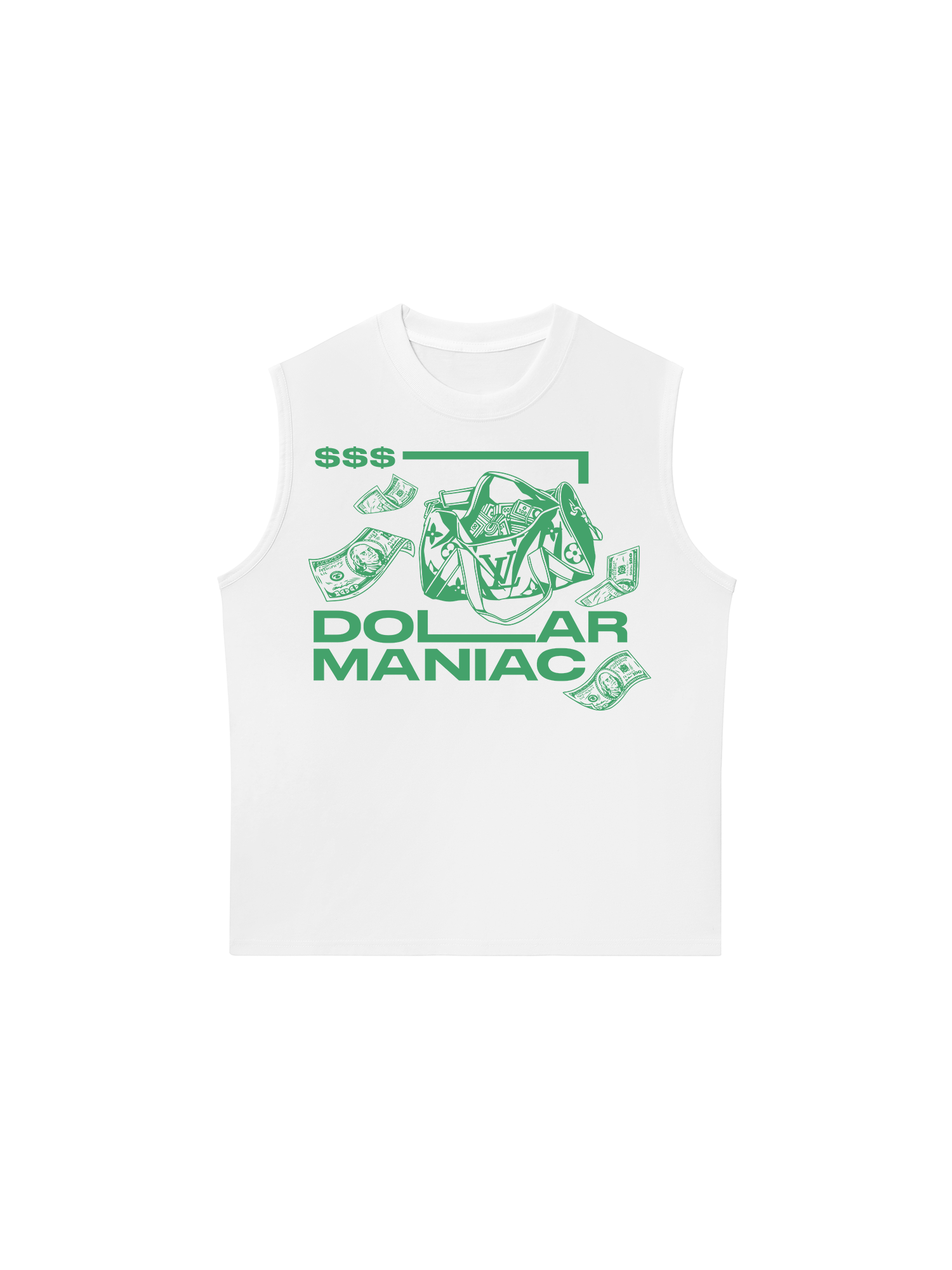 Áo Ba Lỗ Relaxed Fit Money Dolar Maniac