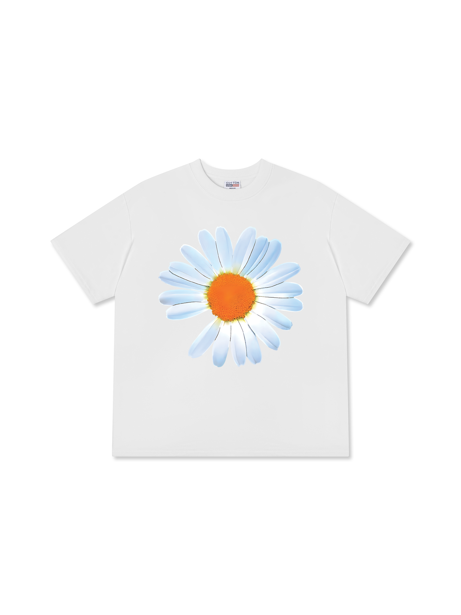 Áo Thun Relaxed Fit Floral Design For VIP Daisy Flower