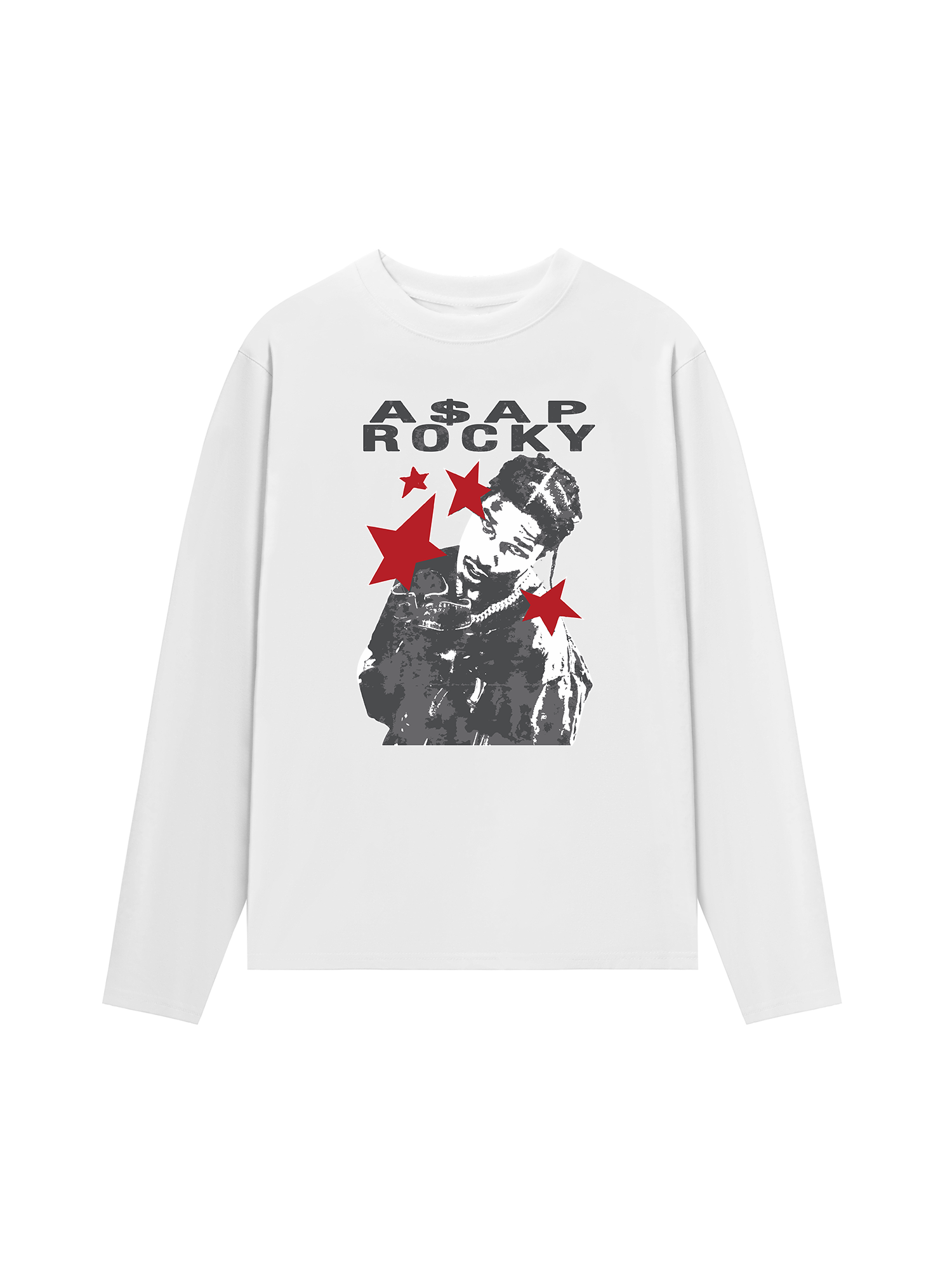 Áo Thun Dài Tay Rapper Asap Rocky Vintage