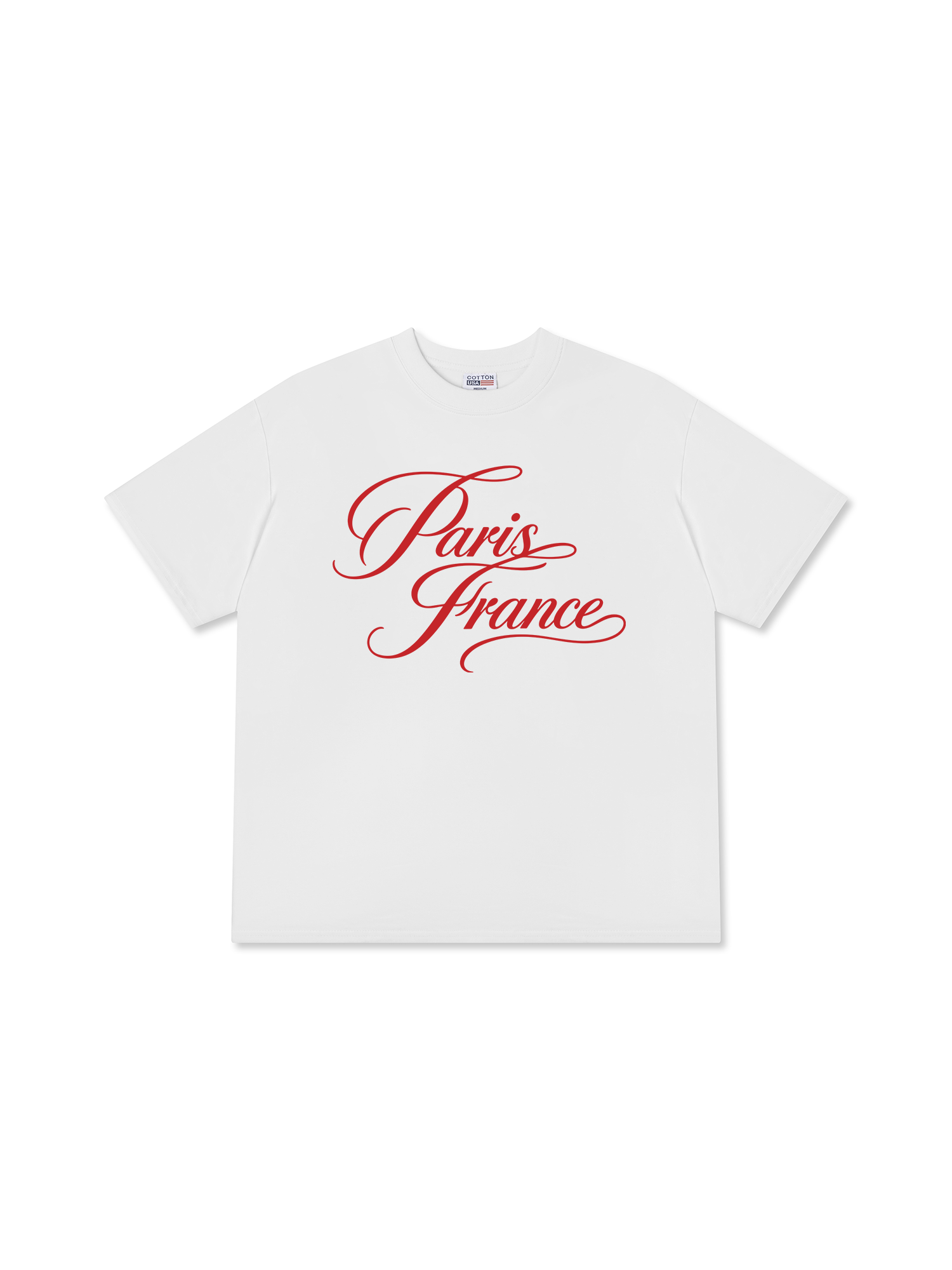 Áo Thun Relaxed Fit  Red Paris France