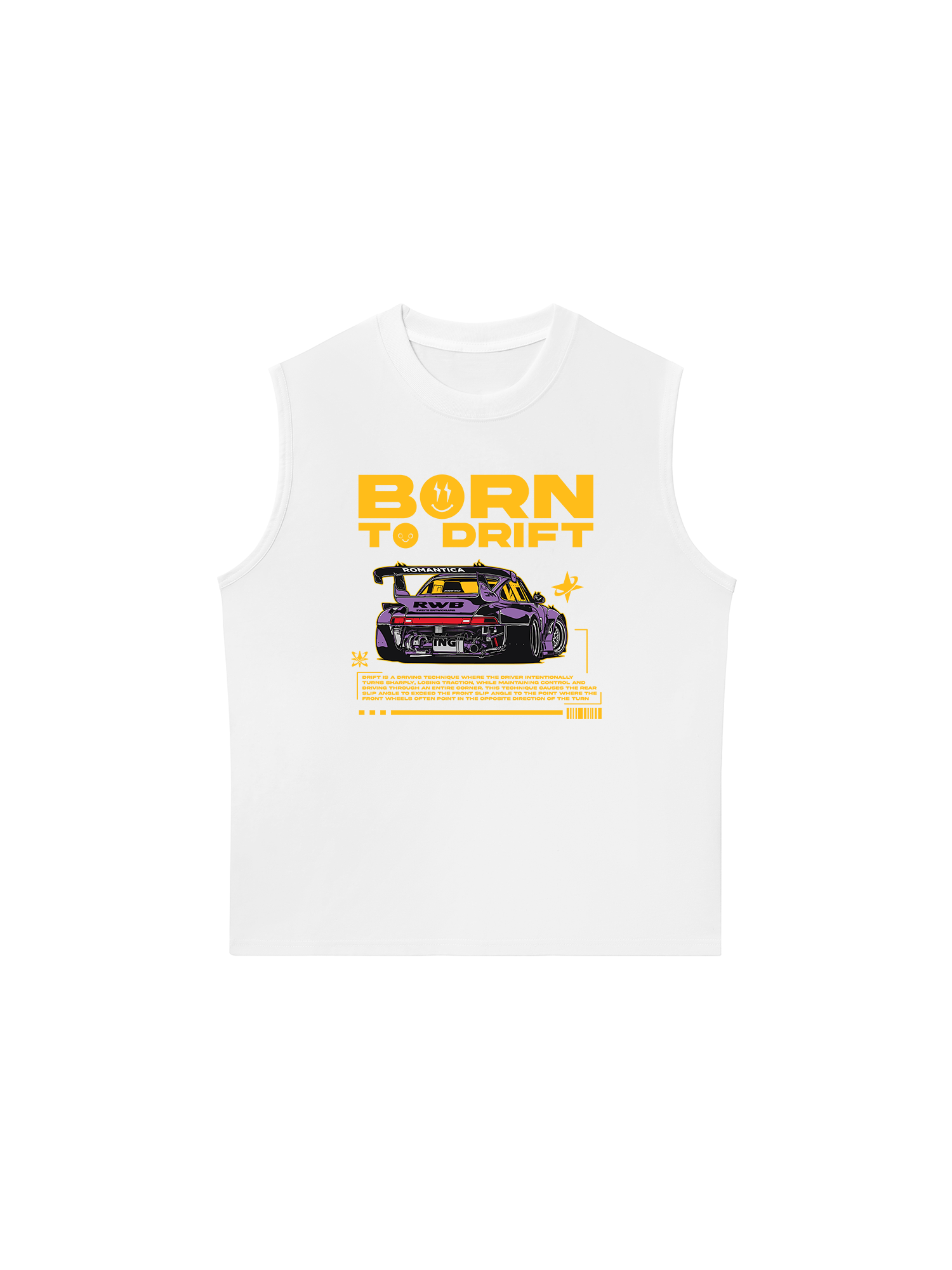 Áo Ba Lỗ Relaxed Fit Porsche Born To Drift