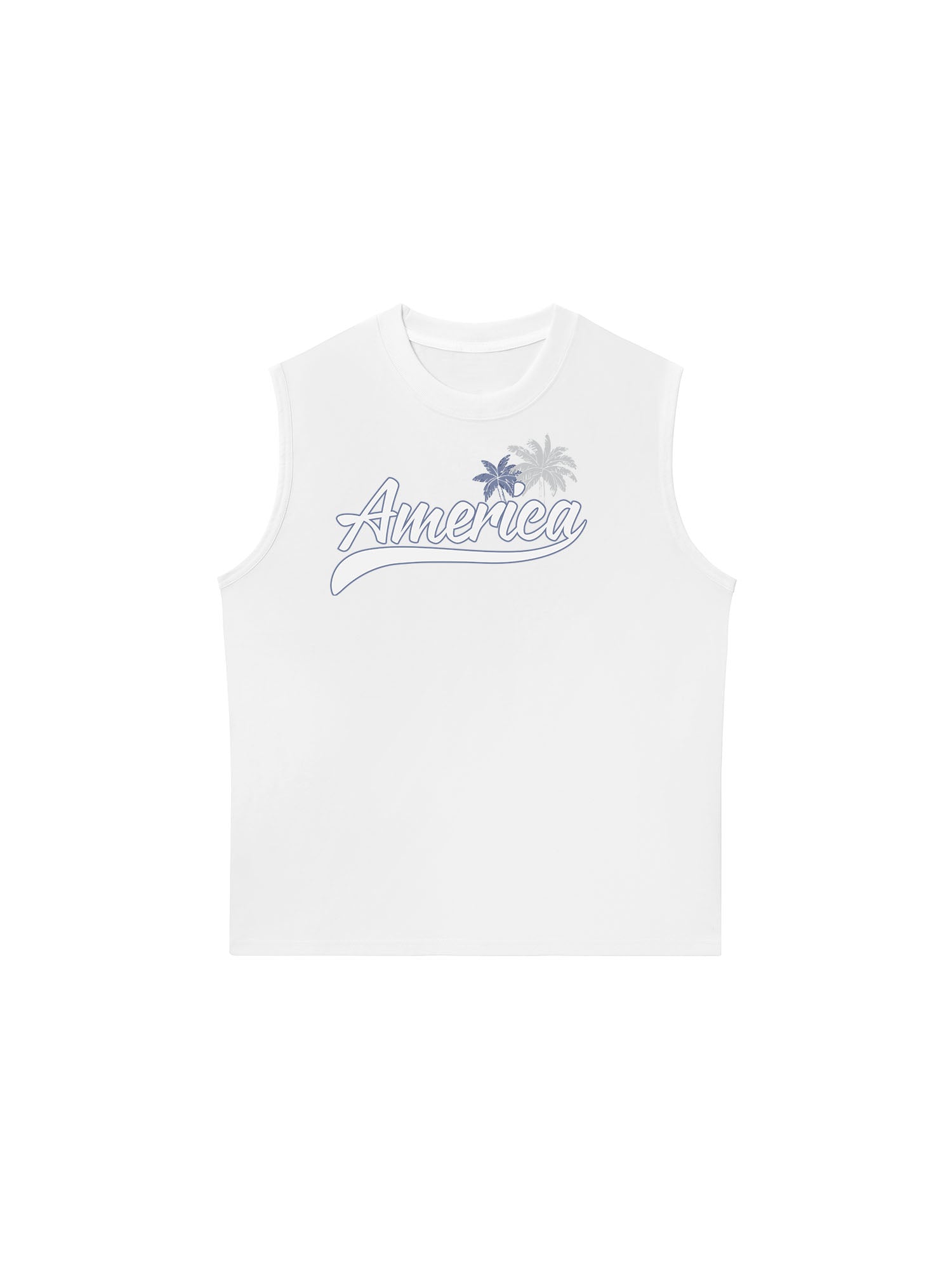 Áo Ba Lỗ Relaxed Fit Baseball America Summer Time