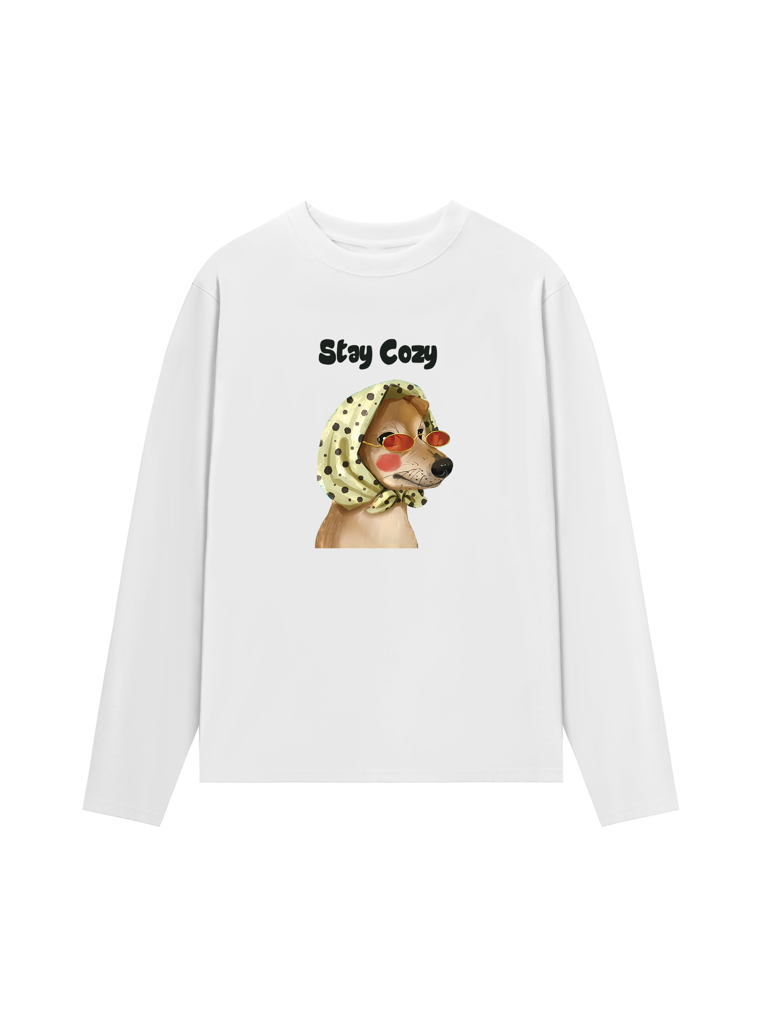 Áo Thun Dài Tay Fashion Dog Stay Cozy