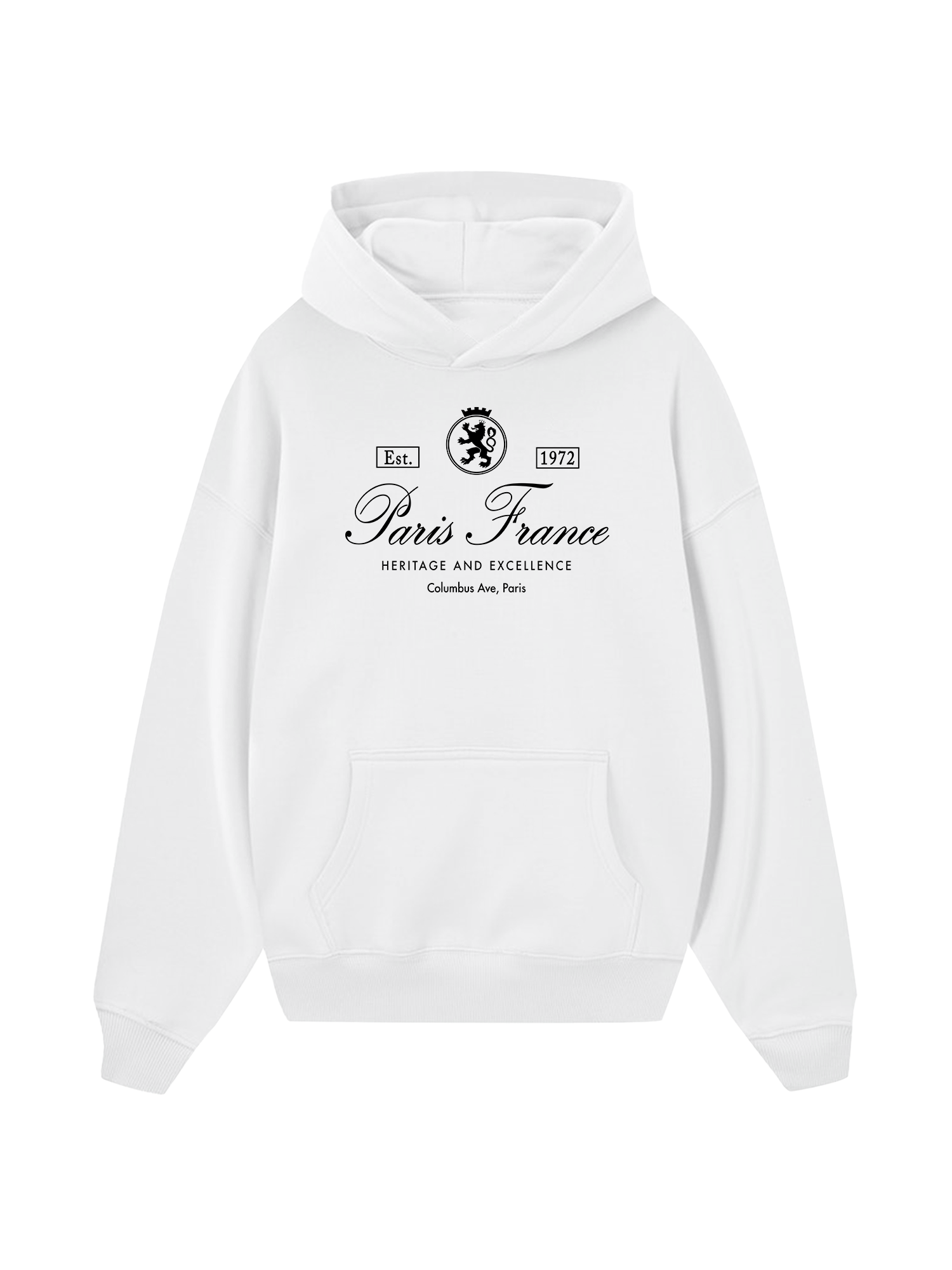 Vintage Paris France  Hoodie