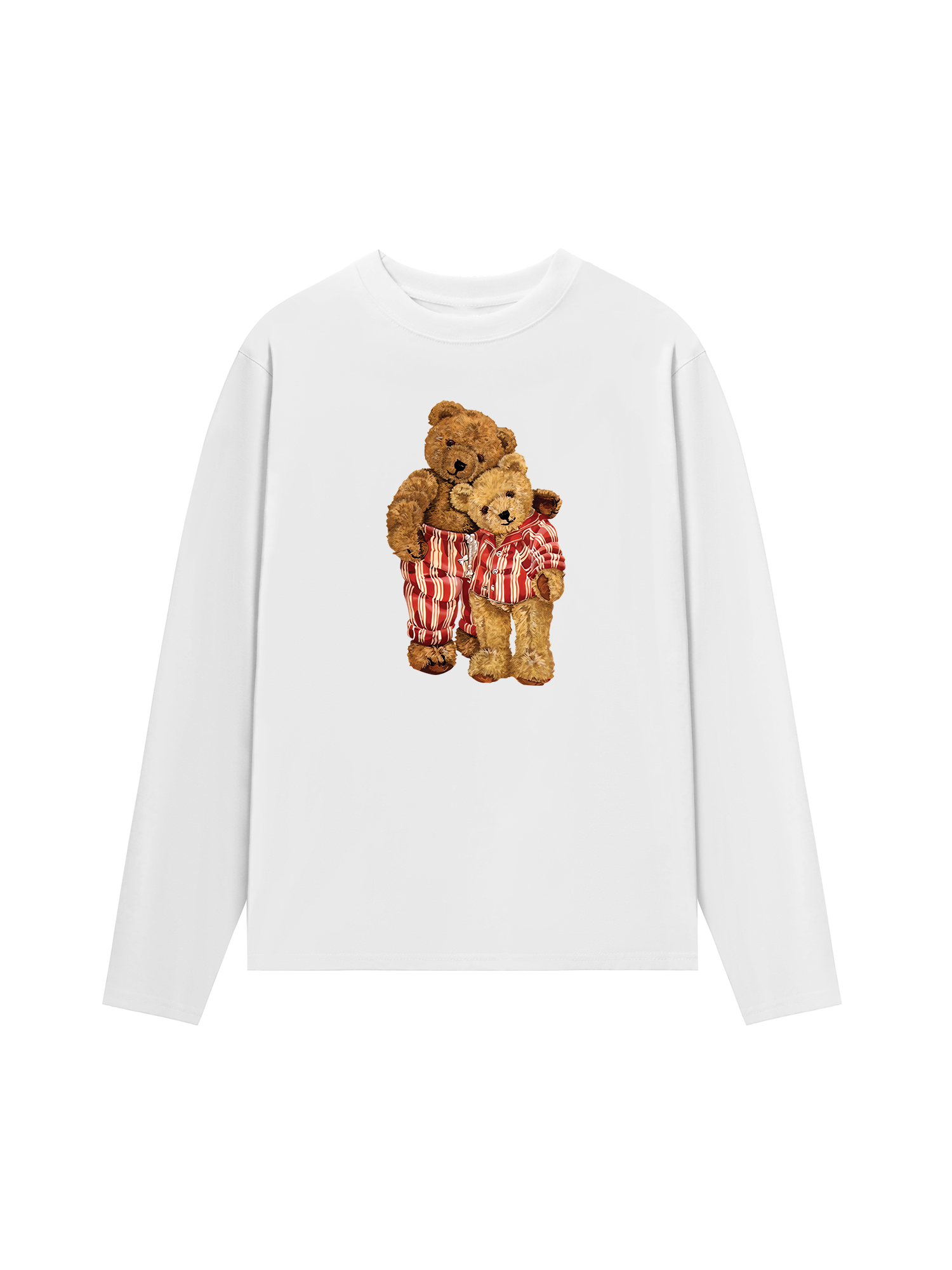 Áo Thun Dài Tay Couple Bear Go To Bed