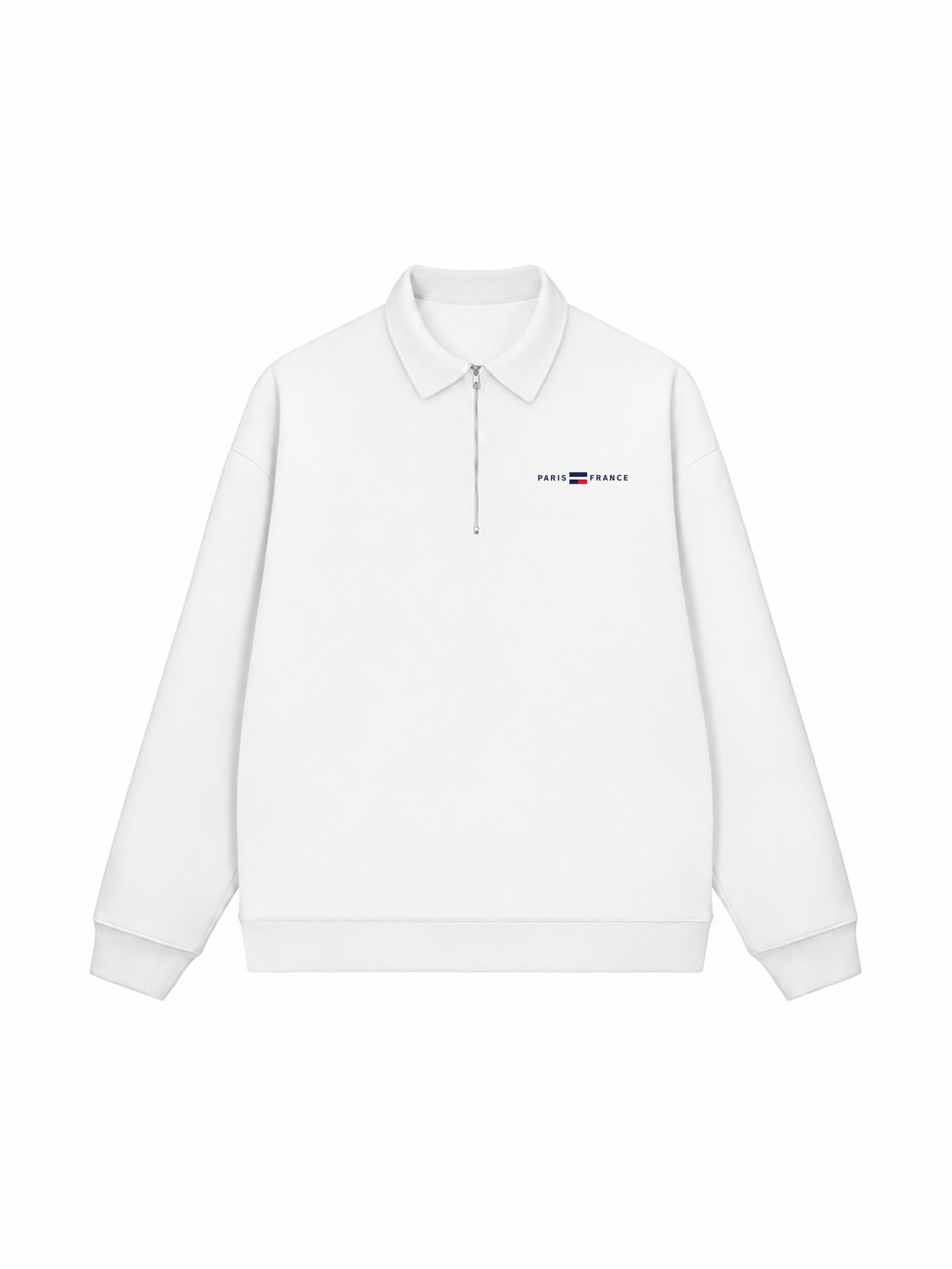 Áo Sweater Polo Nỉ Hai Da City Paris France