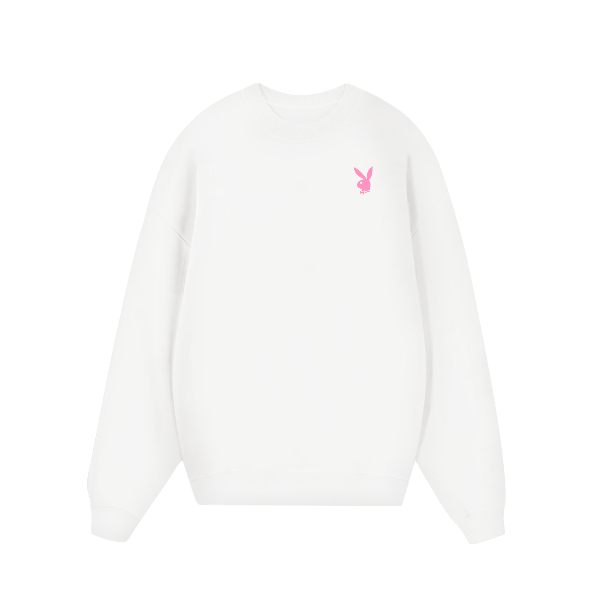 Play Boy Pink Repeating Masthead Sweater