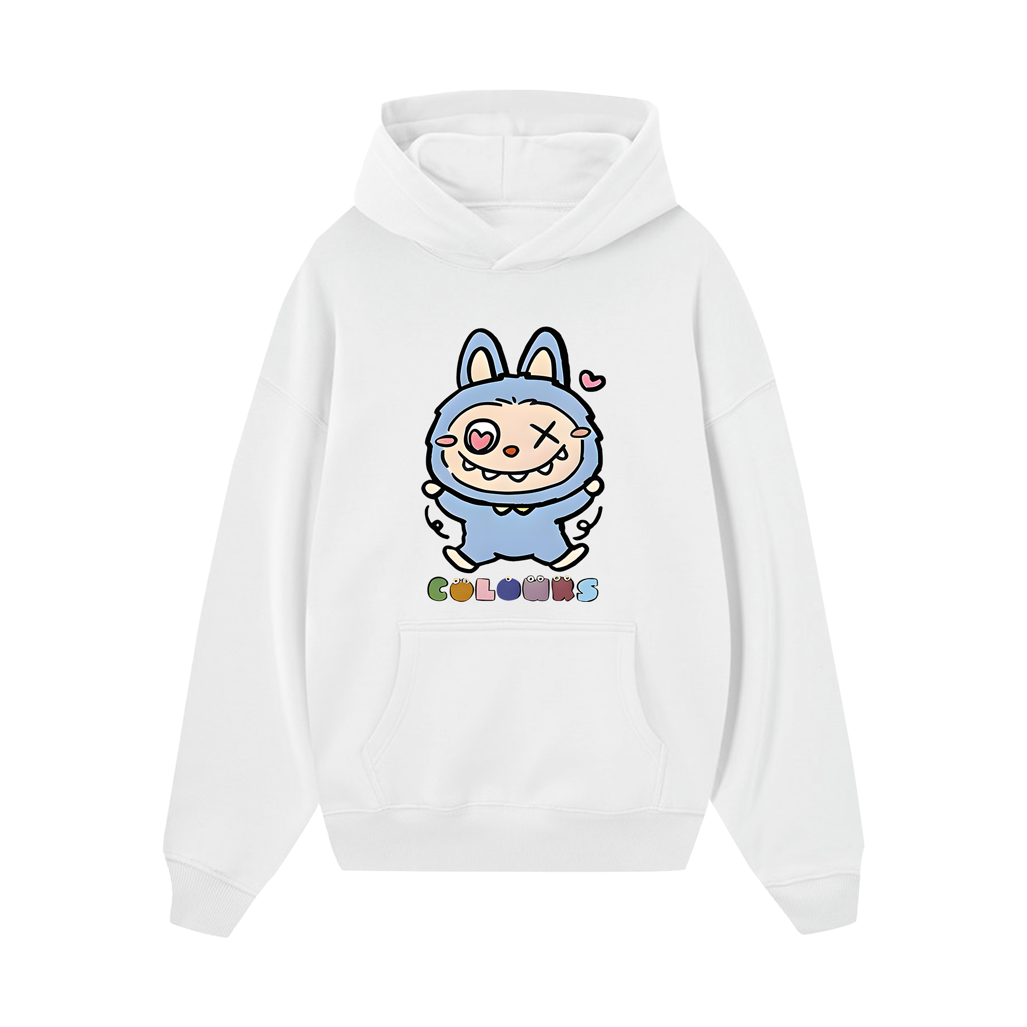 Labubu Cuite Blue Hoodie