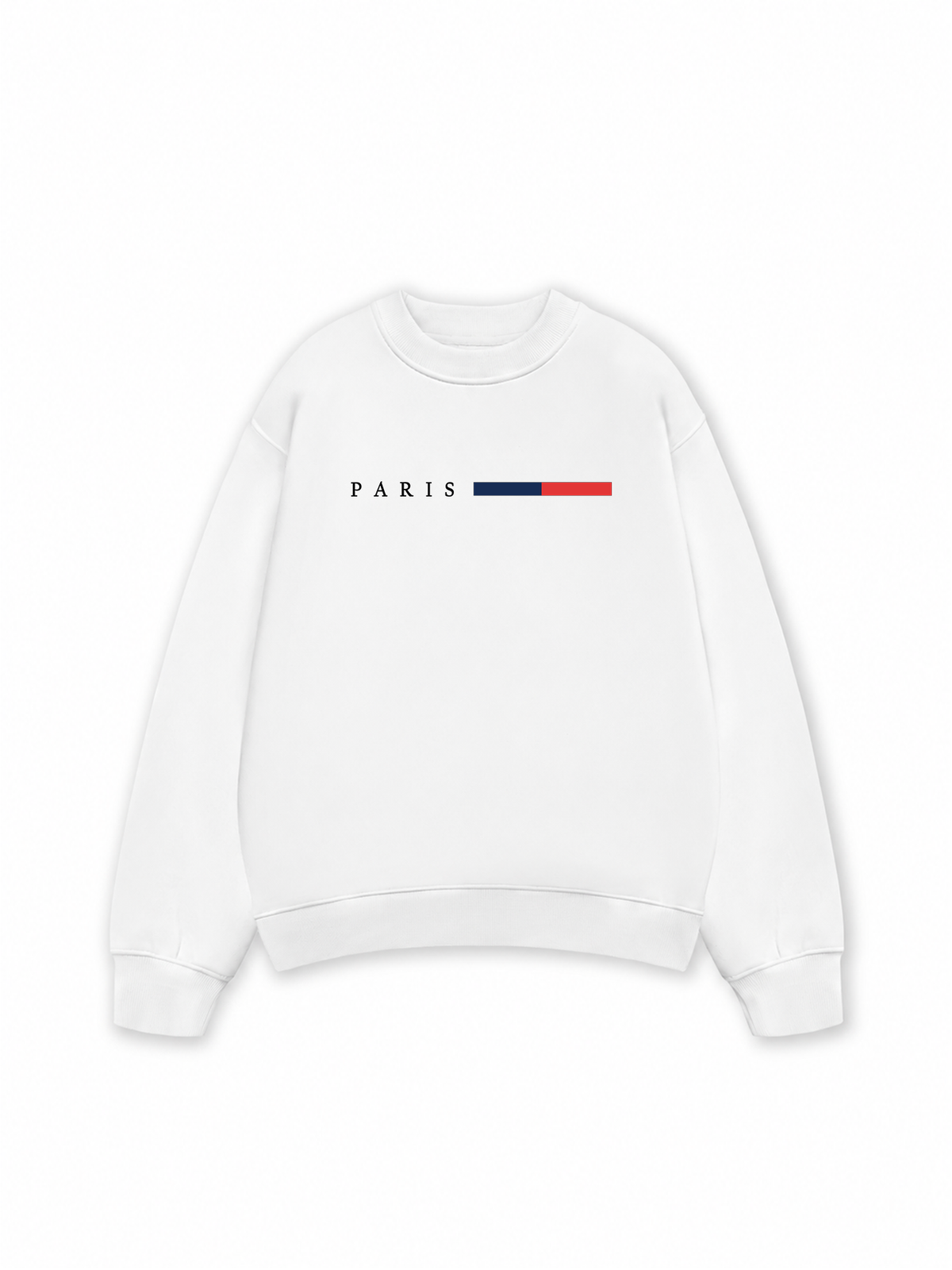 Áo Sweater Nỉ Hai Da City Paris Basic Logo