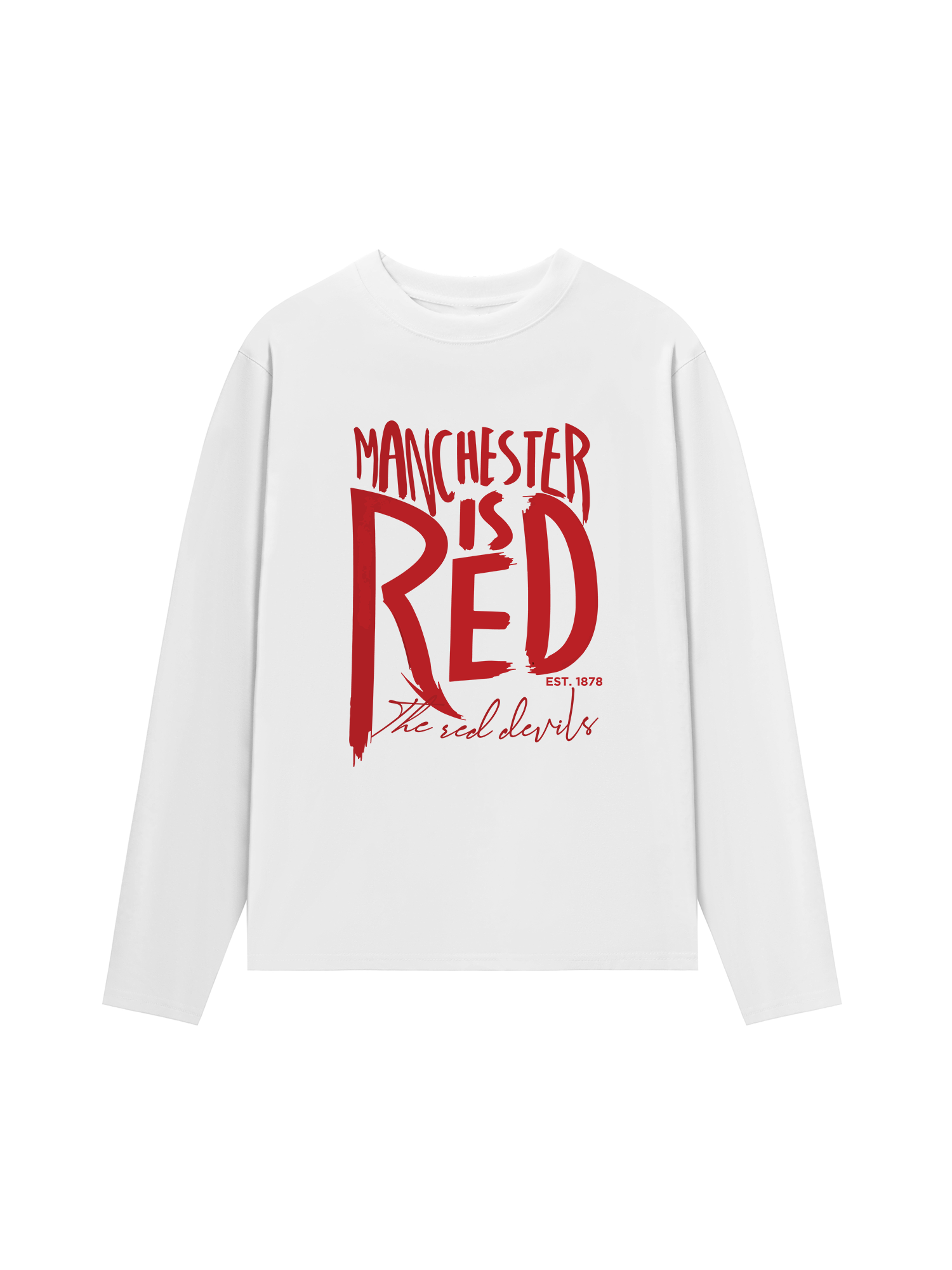 Áo Thun Dài Tay Manchester is Red