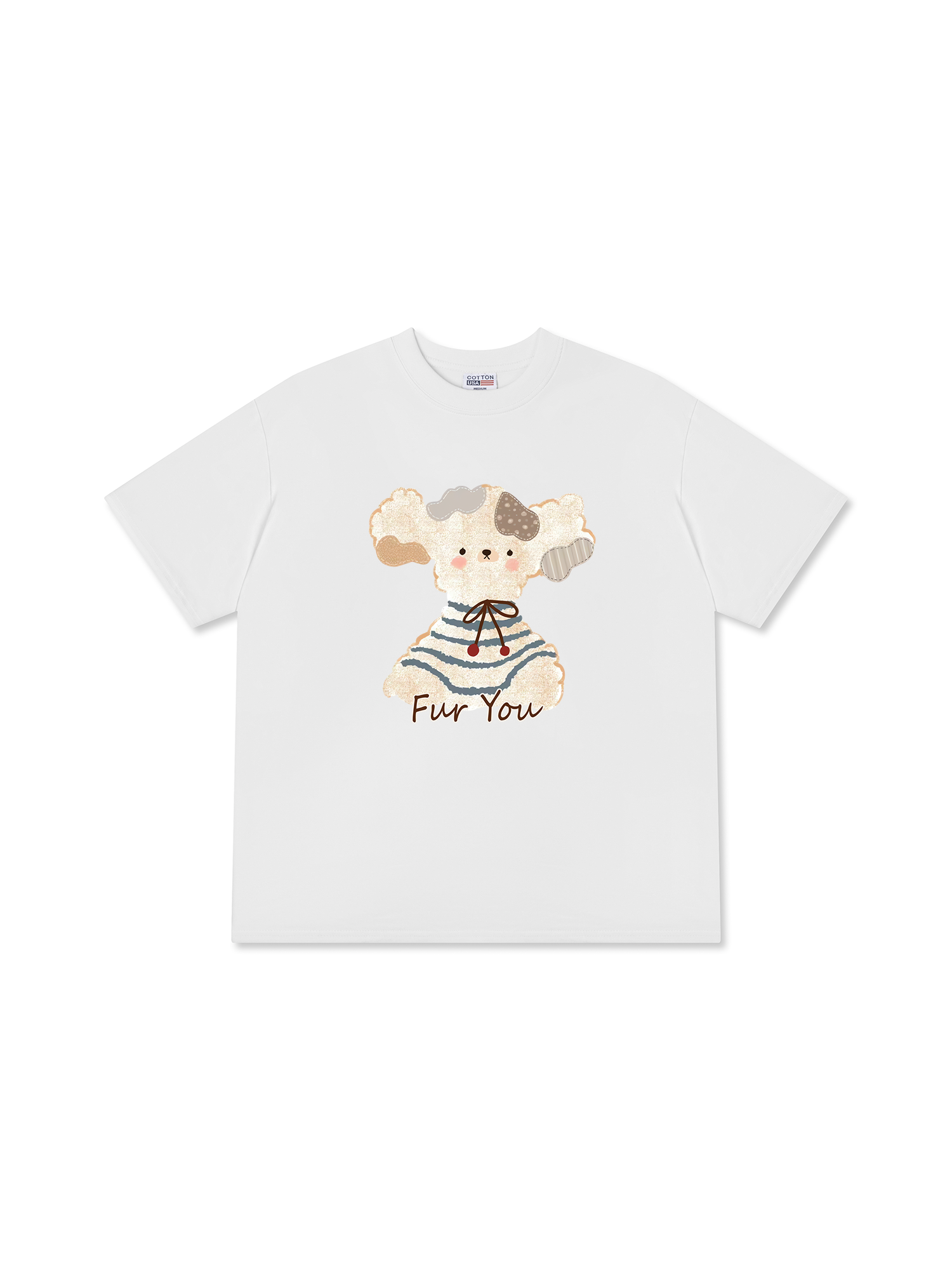 Áo Thun Relaxed Fit Soft Paw Fur You Puppy