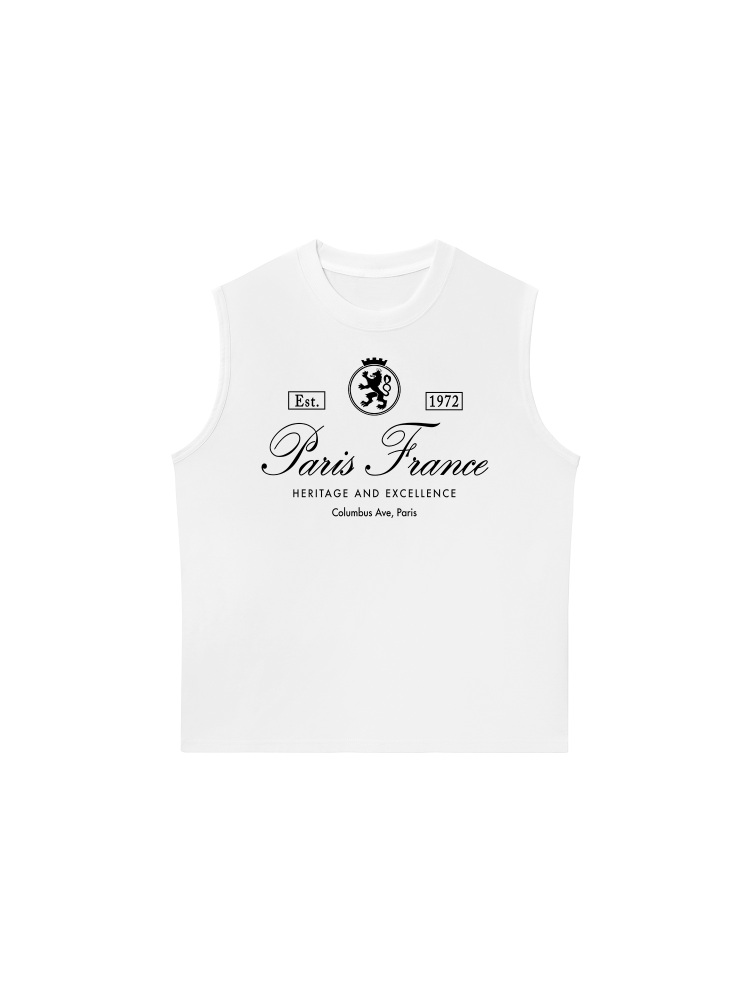 Áo Ba Lỗ Relaxed Fit Vintage Paris France