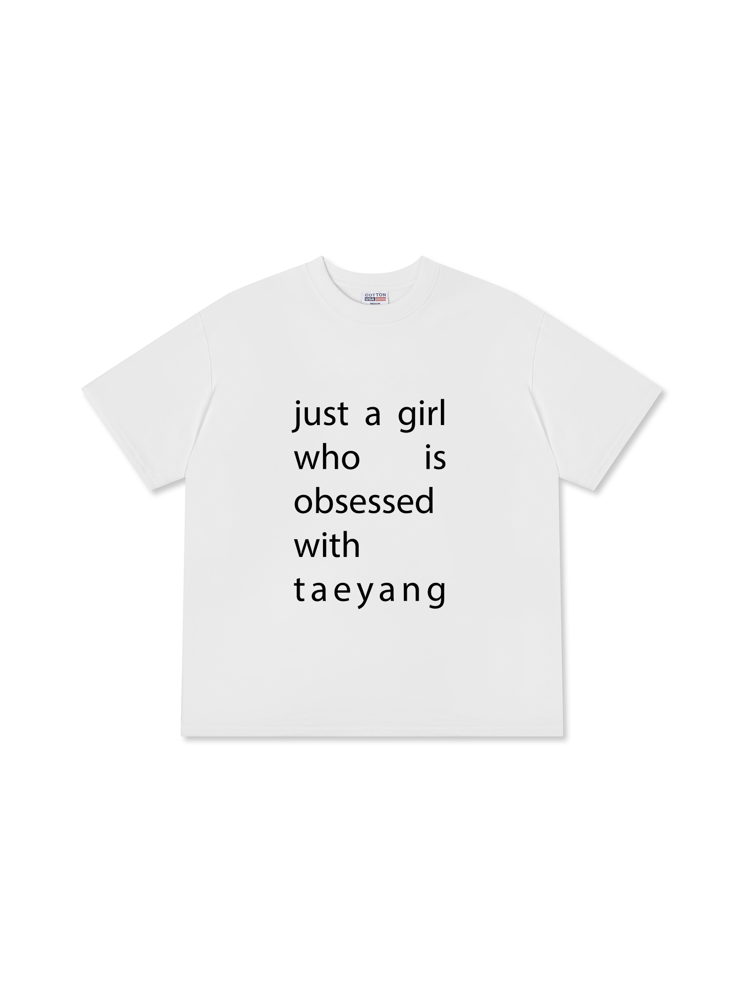 Áo Thun Relaxed Fit Idols Just A Girl Who Is Obsessed Taeyang